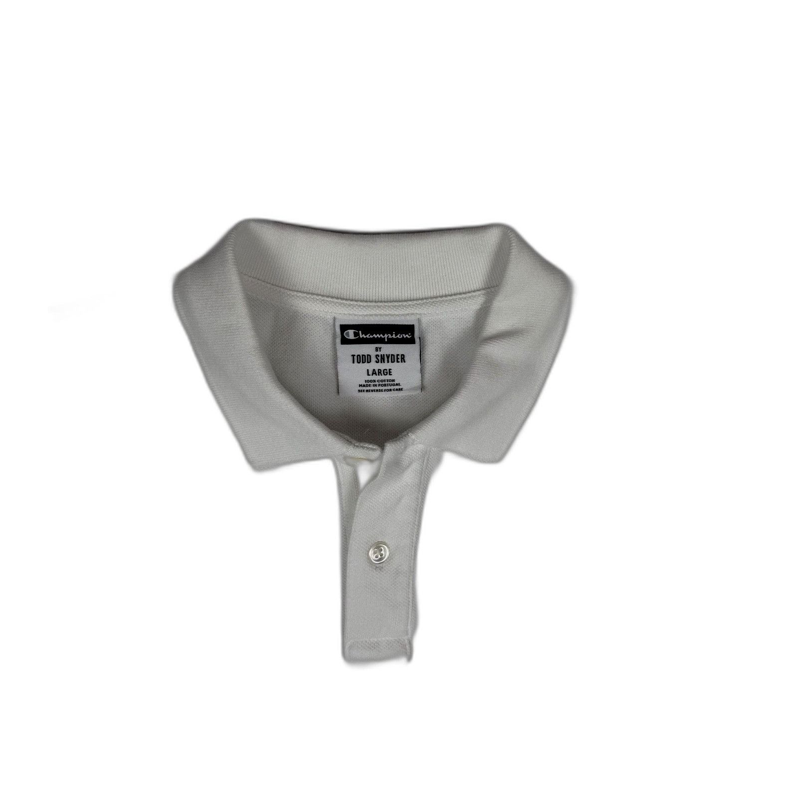 Champion Champion x Todd Snyder Pique Polo Shirt Men's Size Large Whi Size US L / EU 52-54 / 3 - 4 Thumbnail