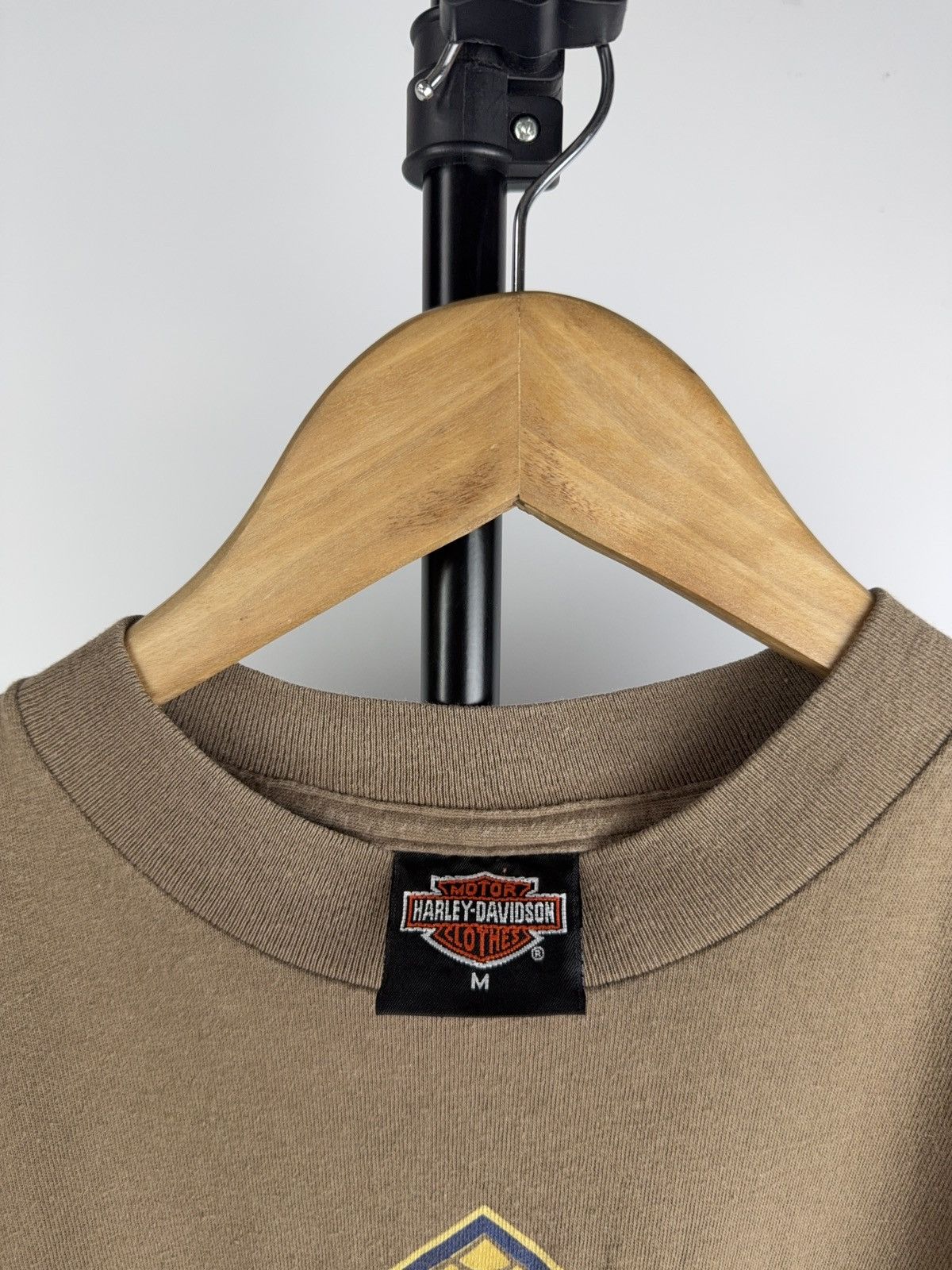 Harley Davidson × Vintage 1990 3D Emblem Harley-Davidson Motorcycle Graphic Tee Shirt Size US M / EU 48-50 / 2 - 6 Thumbnail
