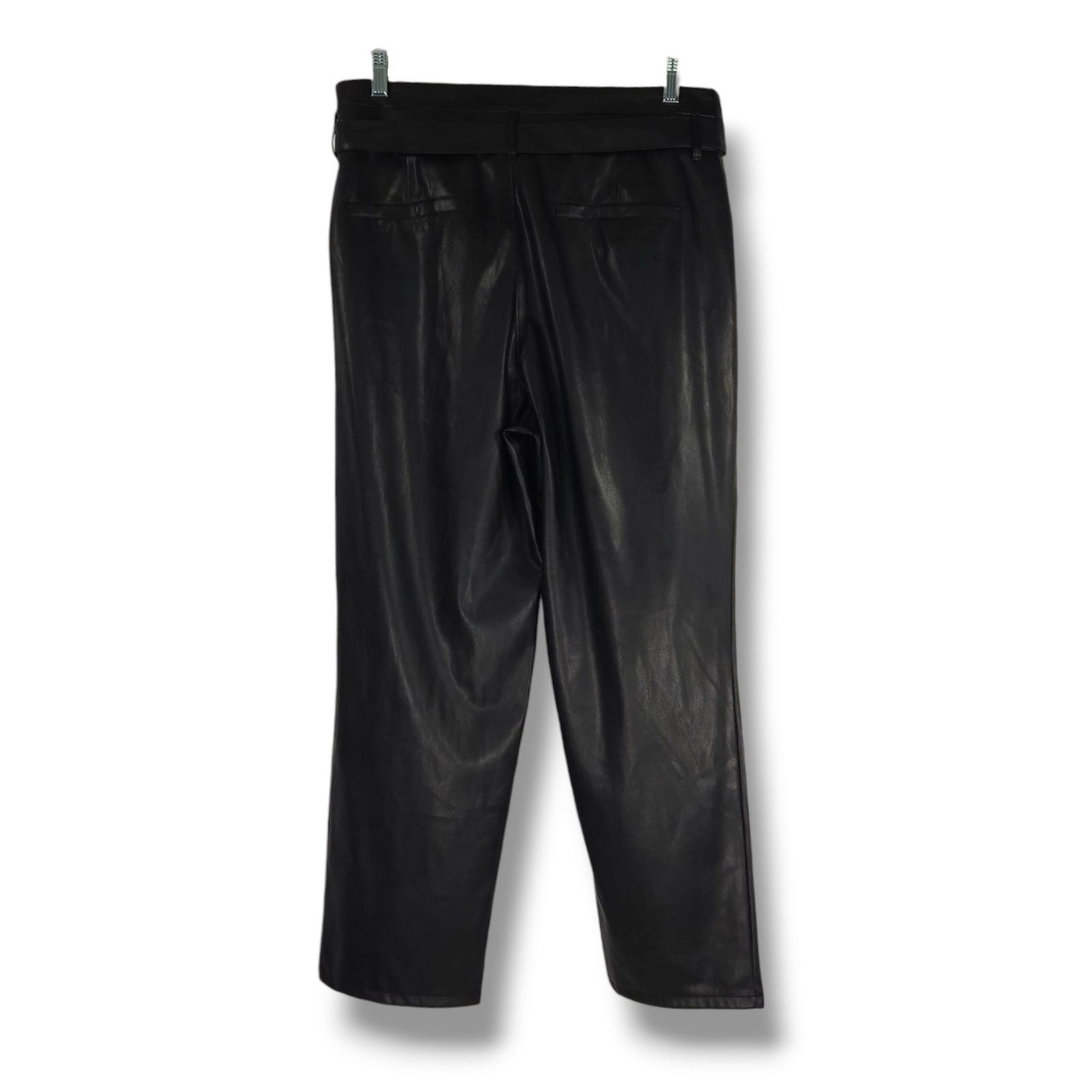 Paige NWT Paige Kina Vegan Leather Ankle Straight Trousers Sz. 12 Size 34" / US 12 / IT 48 - 3 Thumbnail