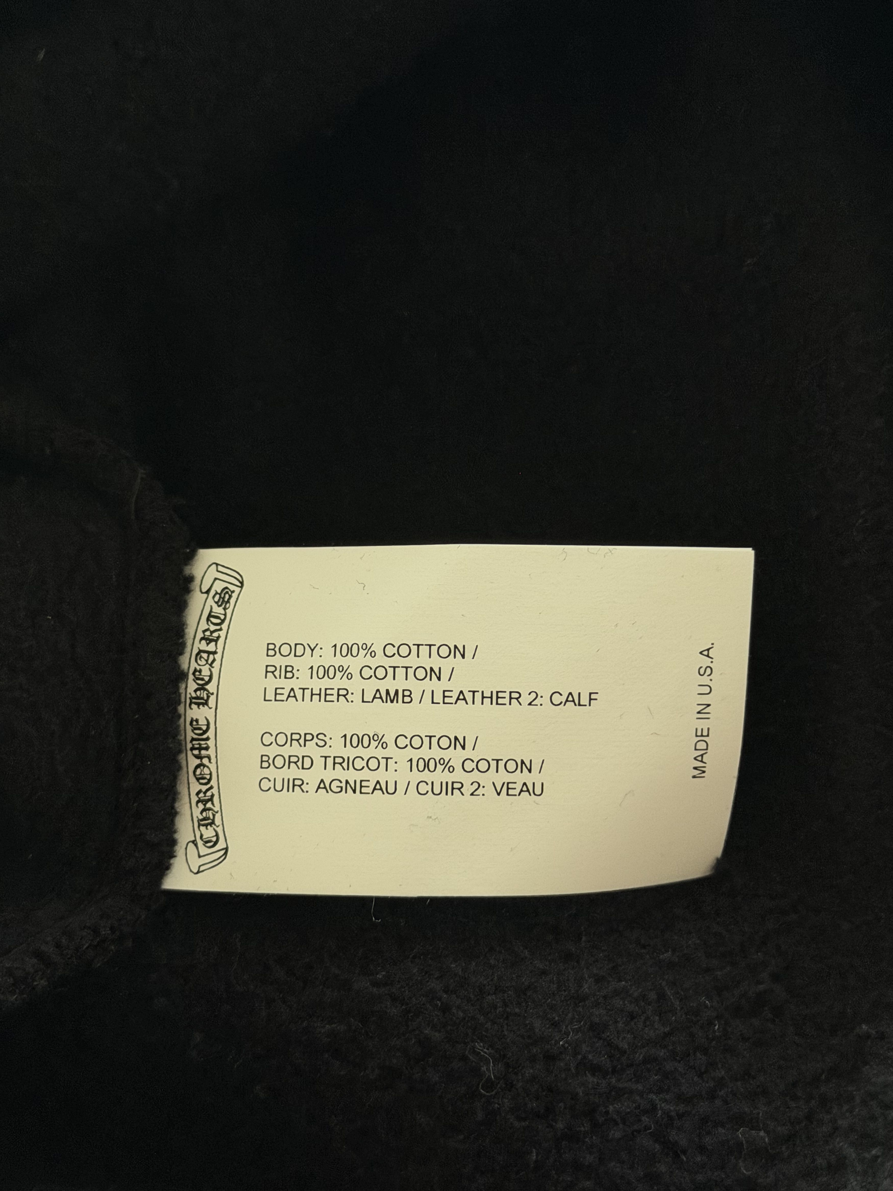 Chrome Hearts Chrome Hearts Black Cross Patch Quarter Zip Sweater Size US L / EU 52-54 / 3 - 4 Thumbnail