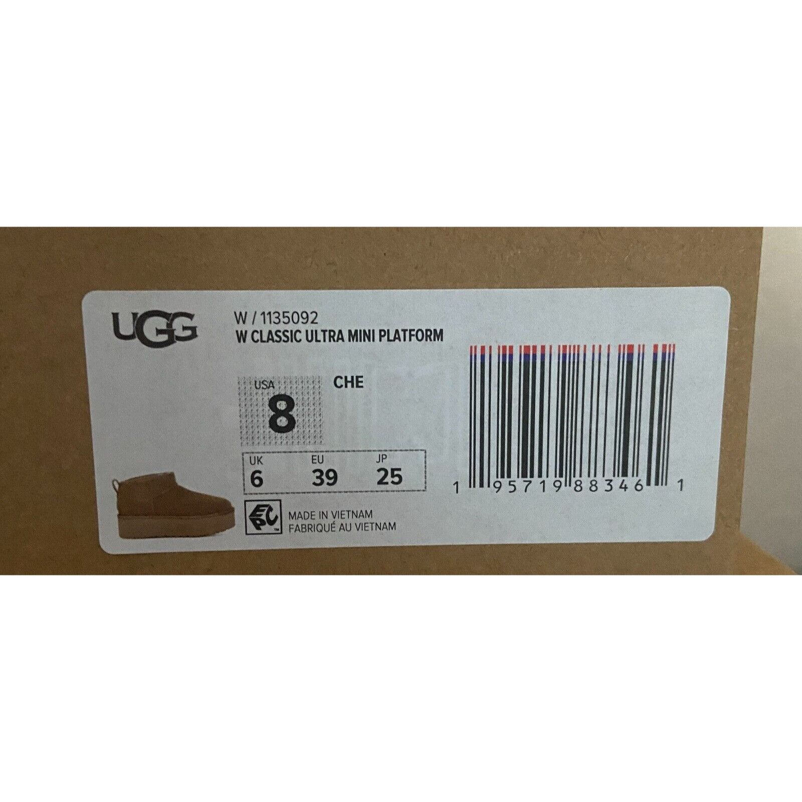 Ugg UGG Classic Ultra Mini Platform Boots Size 8 Women Chestnut Size US 8 / IT 38 - 8 Thumbnail