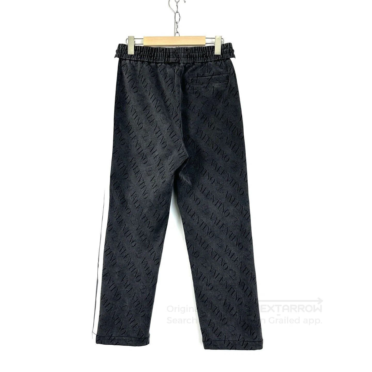 Valentino Valentino Gray Logo Print Casual Jeans. Size US 30 / EU 46 - 2 Thumbnail
