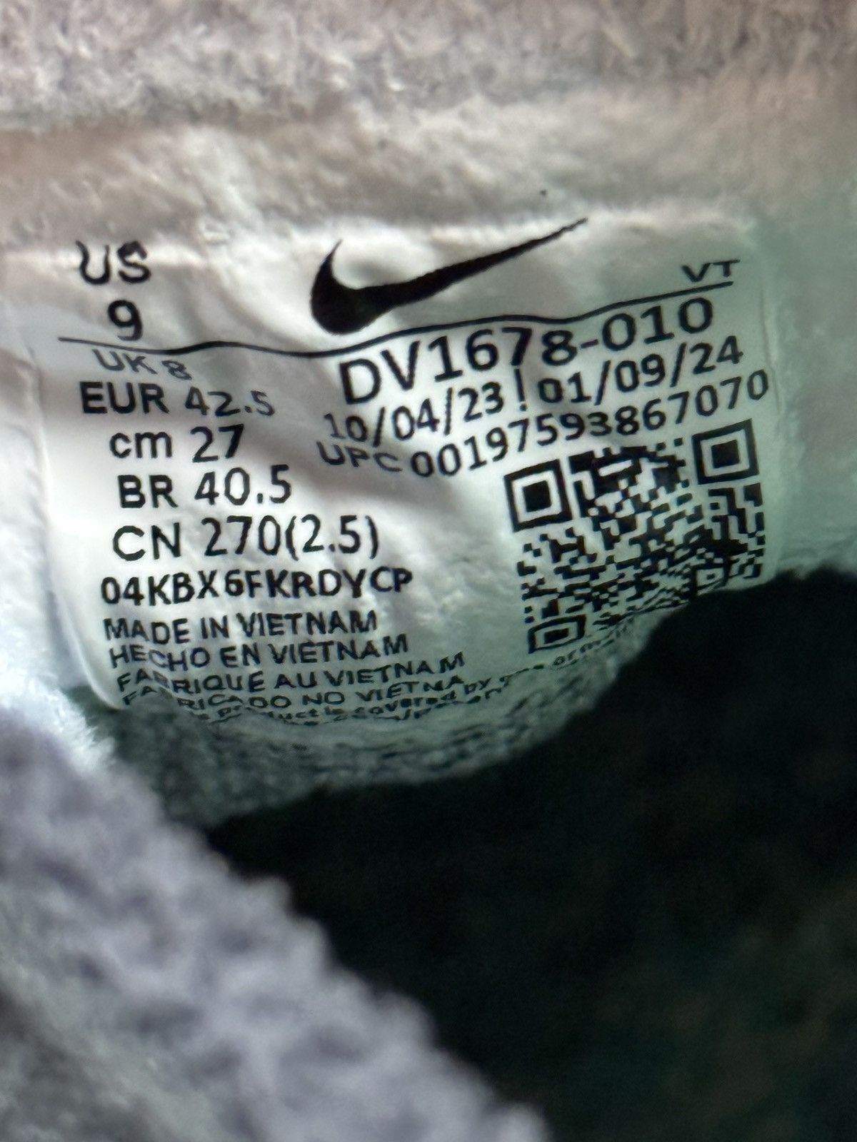 Nike Nike Air VaporMax 2023 Flyknit Black Blue Tint Size US 9 / EU 42 - 7 Thumbnail