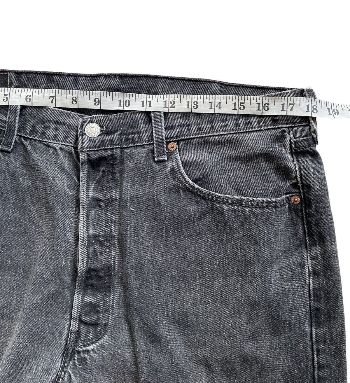 Levi's × Levi's Vintage Clothing 501 Levis Super Black Faded Size US 36 / EU 52 - 8 Thumbnail