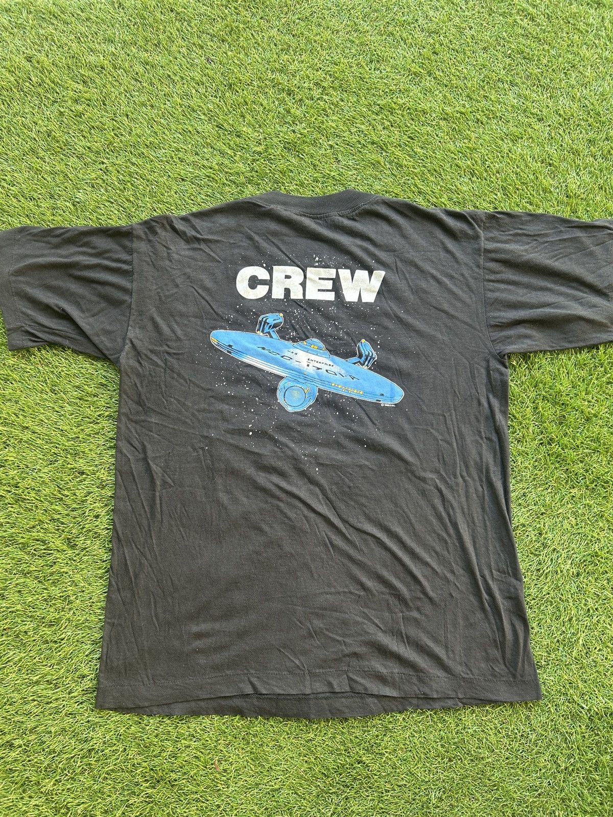 Vintage Vintage 1989 Star Trek V Production Crew T-Shirt Size US L / EU 52-54 / 3 - 5 Thumbnail