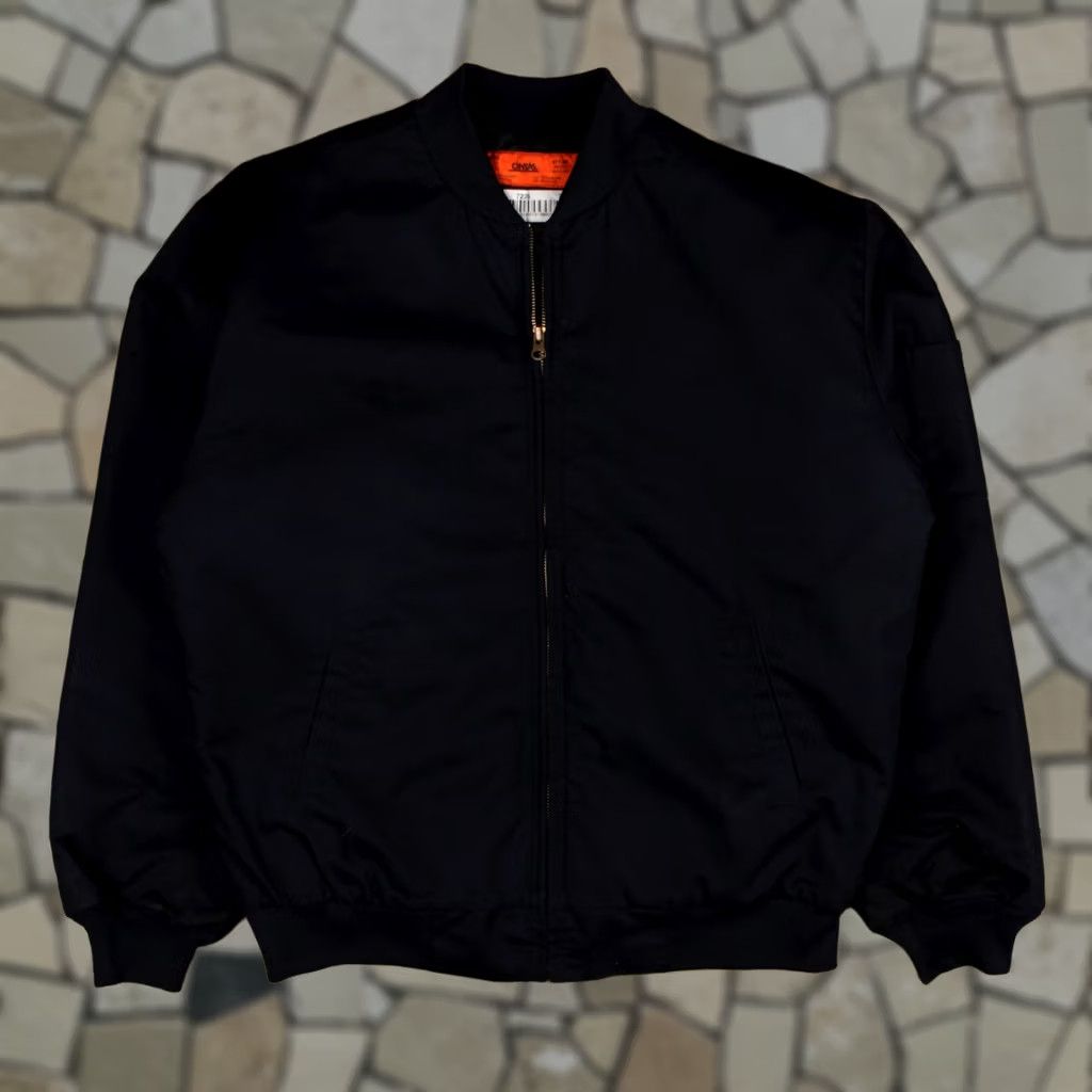 Vintage VINTAGE Cintas Bomber Jacket L Workwear Blue Mens Jacket Size US L / EU 52-54 / 3 - 1 Thumbnail