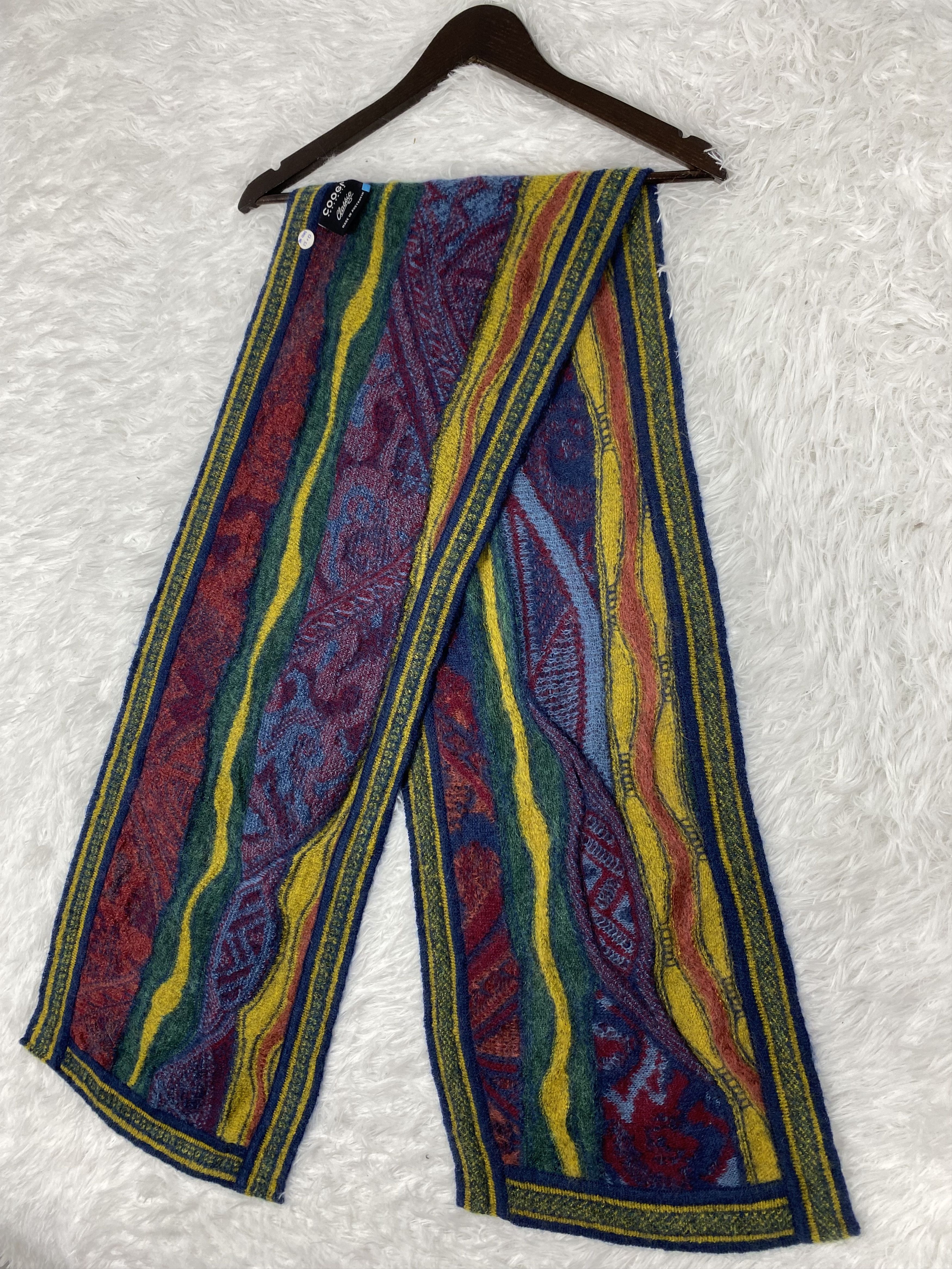 Coogi Vintage Coogi Scarf / Muffler Neckwear PM0083 Size ONE SIZE - 5 Thumbnail