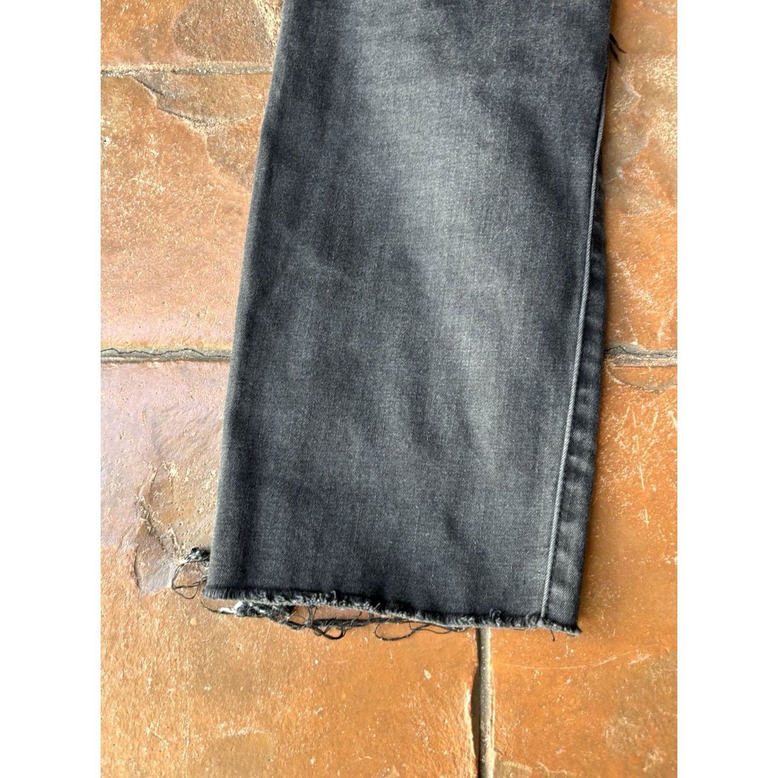 Show Me Your MuMu VINTAGE Show Me Your MuMu Soho Zip Up Skinnies Jeans Womens 28 Black Destructed Slim Denim Zip 28in Inseam Womens Jeans Size 28" / US 6 / IT 42 - 5 Thumbnail