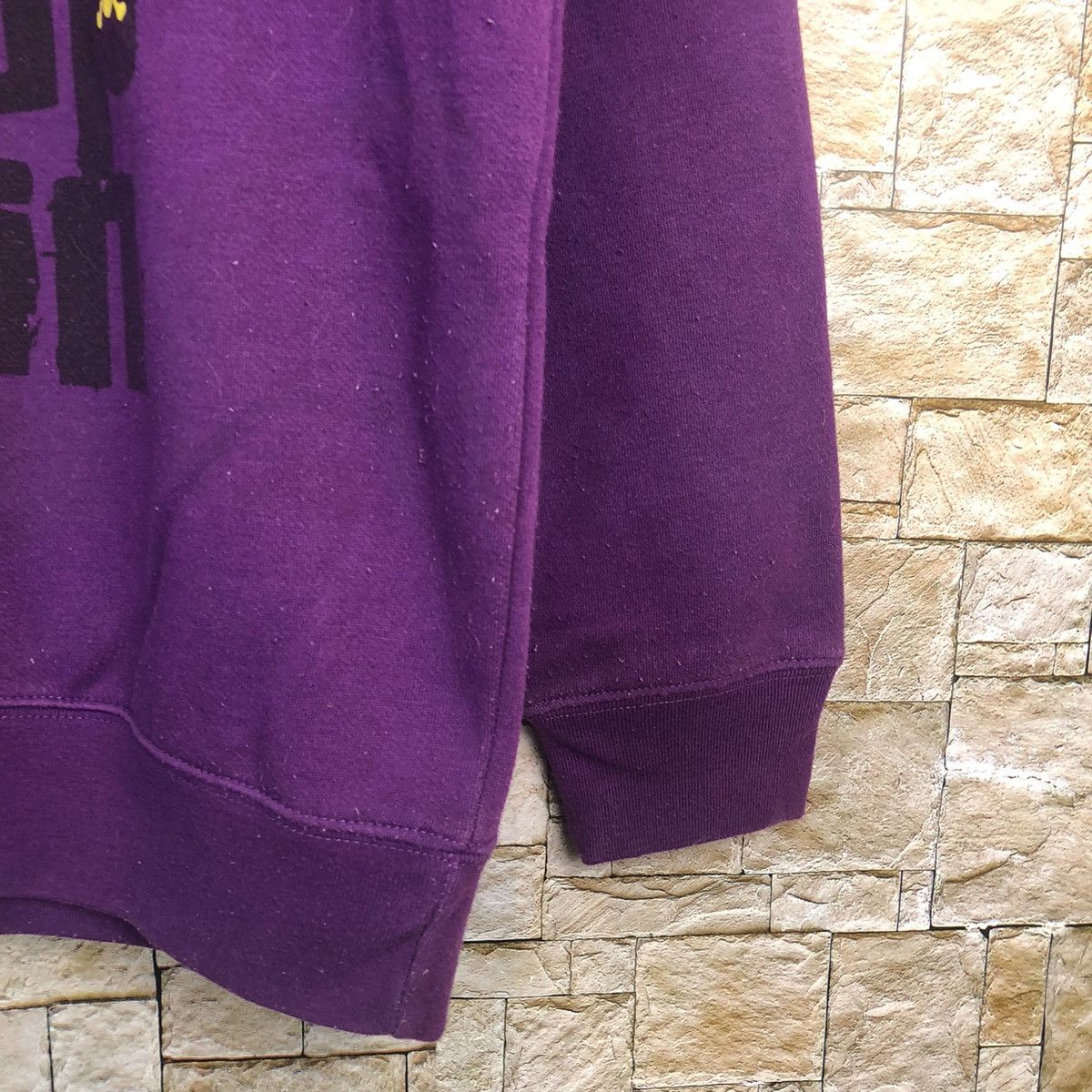 Japanese Brand Primal Point skull Purple Sweatshirt #A182 Size US M / EU 48-50 / 2 - 8 Thumbnail