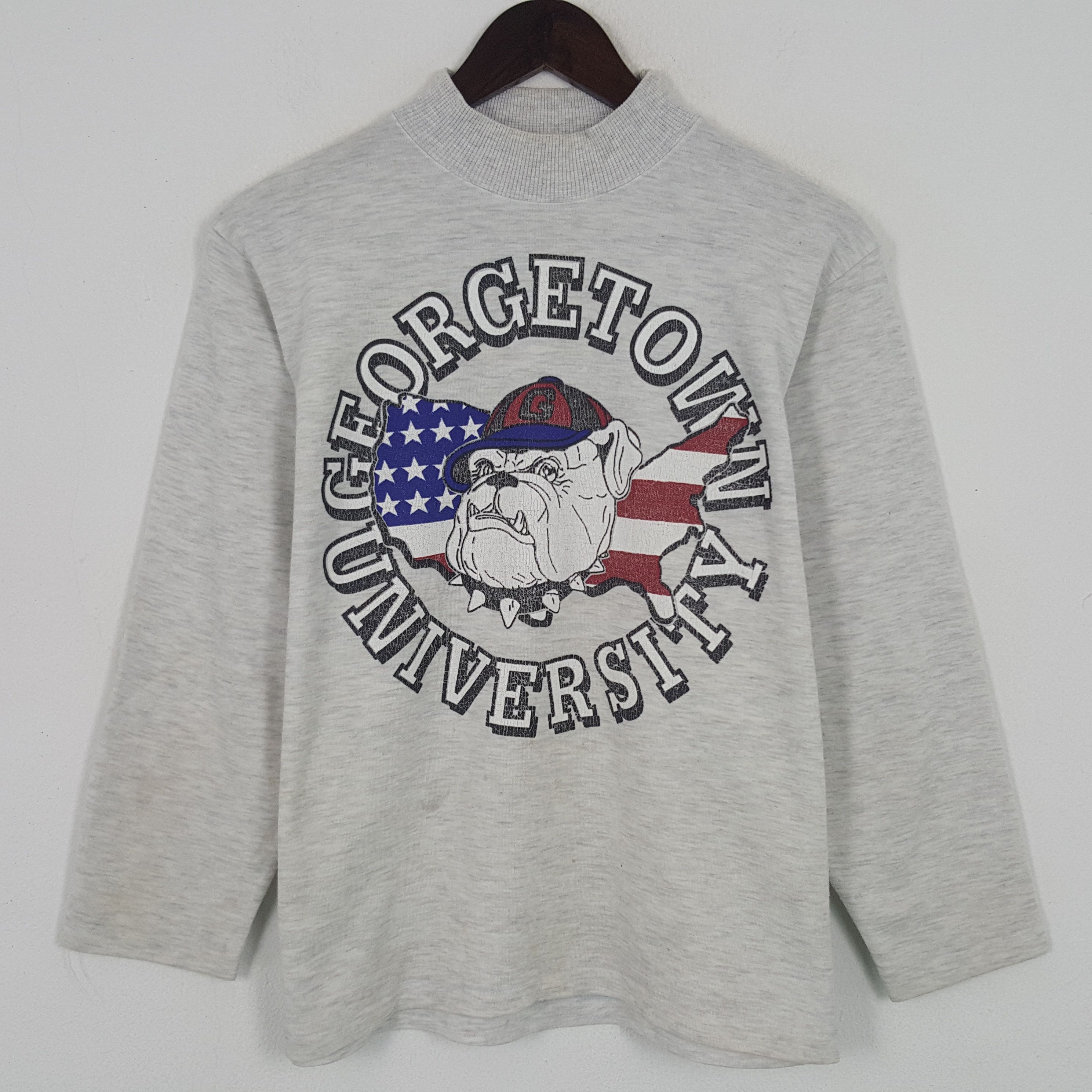 Vintage Vintage University Georgetown Sweatshirt Size US S / EU 44-46 / 1 - 1 Thumbnail