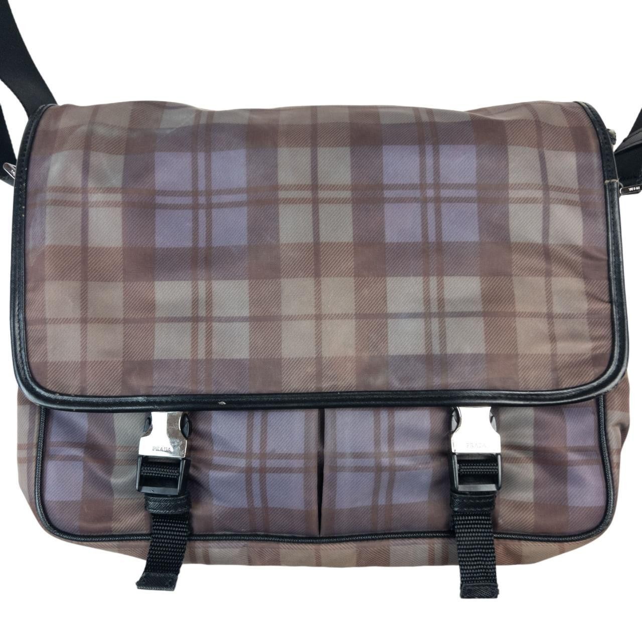 Prada Vintage Prada Tartan Cross Body Bag Size ONE SIZE - 1 Thumbnail