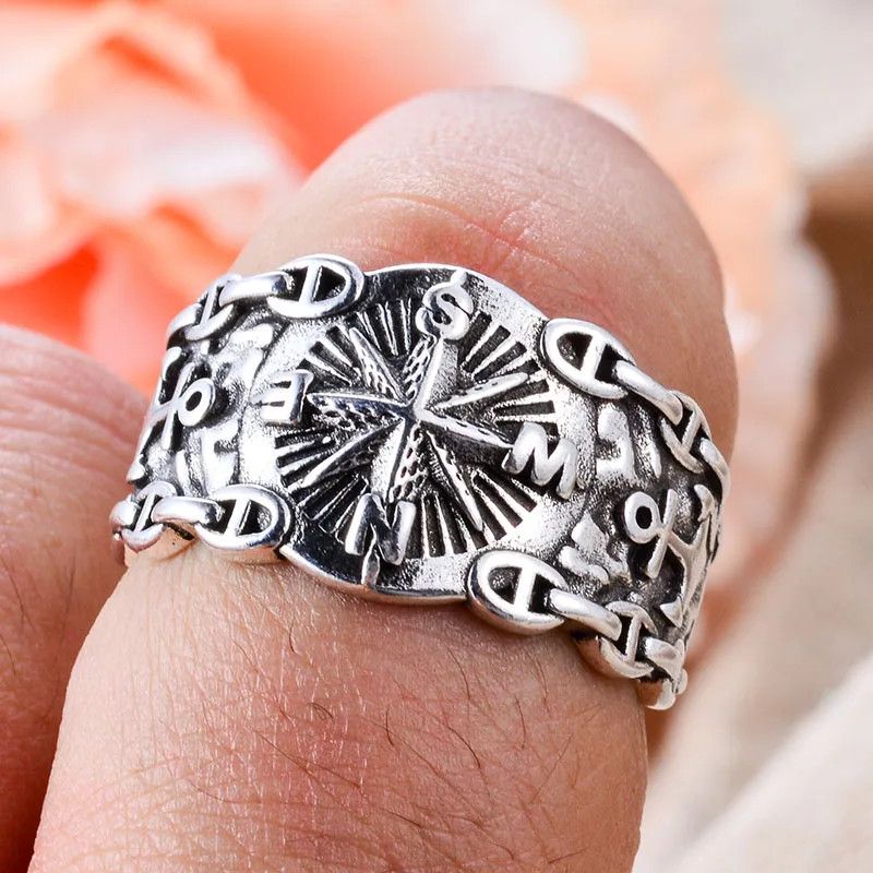 Designer × Jewelry Compass Ring Size ONE SIZE - 6 Thumbnail