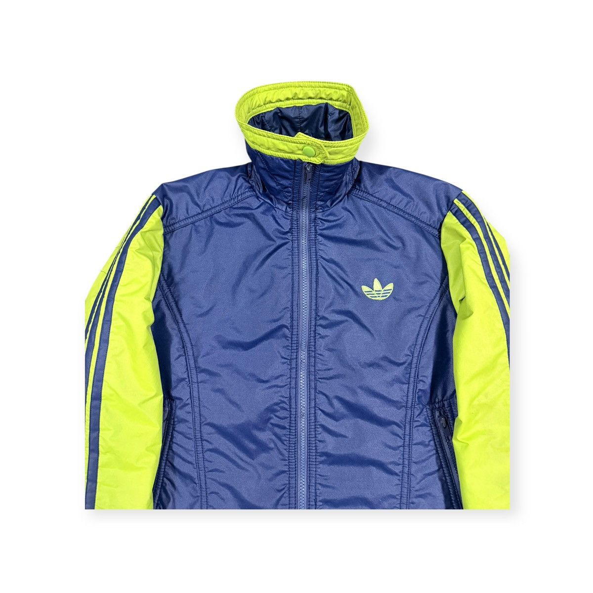 Adidas Vtg🔥Adidas Trefoil Ski Color Block Highneck zipper Jacket Size US M / EU 48-50 / 2 - 4 Thumbnail