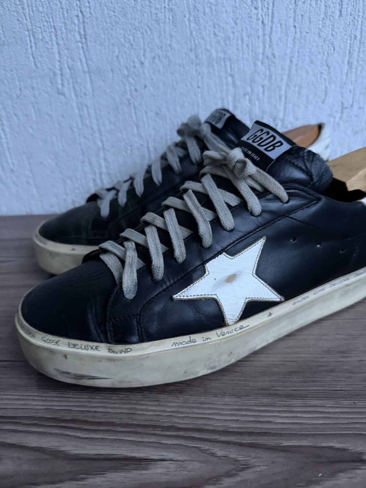 Golden Goose Hi star leather trainers Size US 9 / EU 42 - 2 Thumbnail