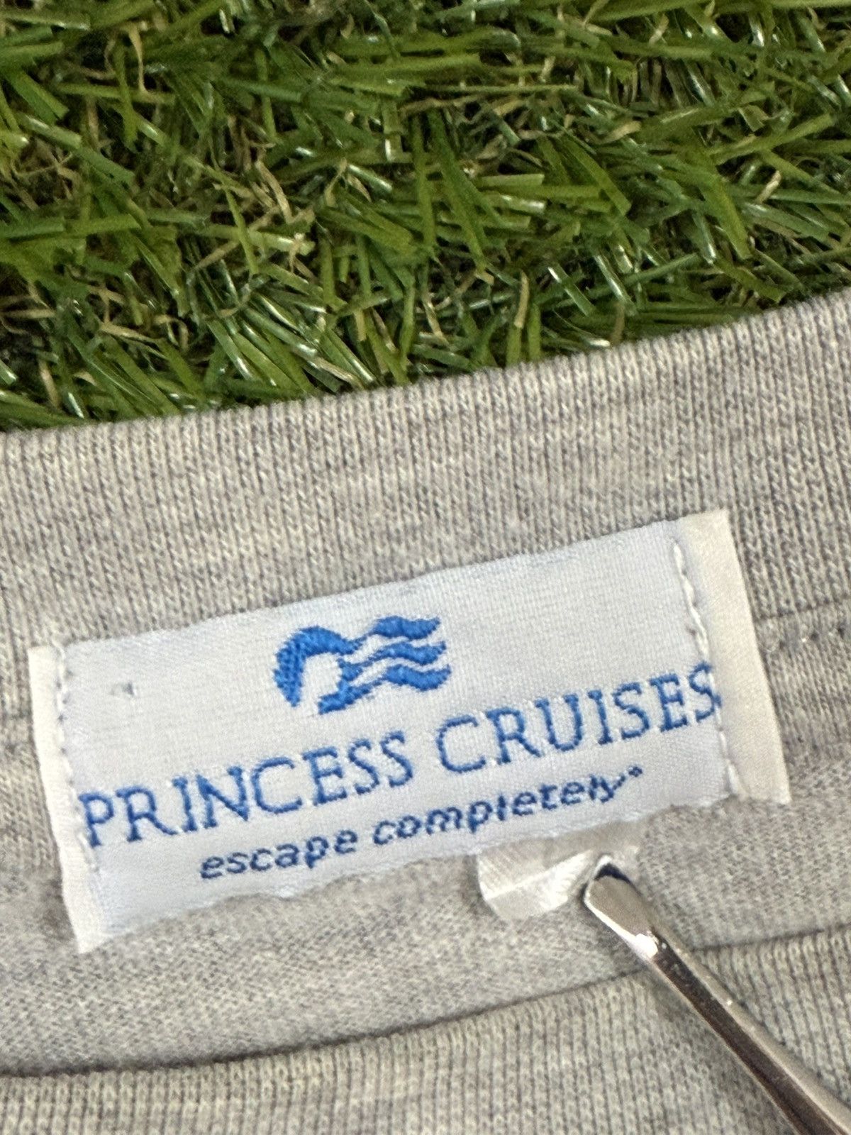 Vintage Vintage Princess Cruises Grey Heavyweight Oversized Tee Size US L / EU 52-54 / 3 - 5 Thumbnail