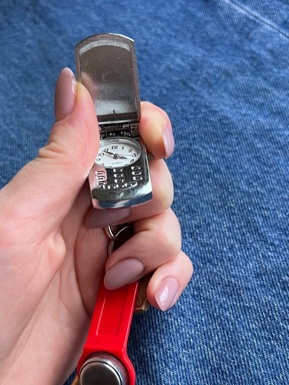 Japanese Brand × Vintage Vintage 📱 Phone Flower Japanese style futuristic Steel Watch Size ONE SIZE - 12 Thumbnail