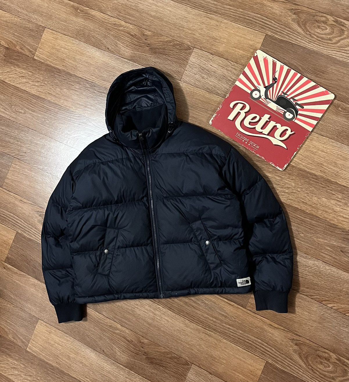 The North Face The North Face Mini Logo Puffer Jacket Size L / US 10 / IT 46 - 1 Thumbnail