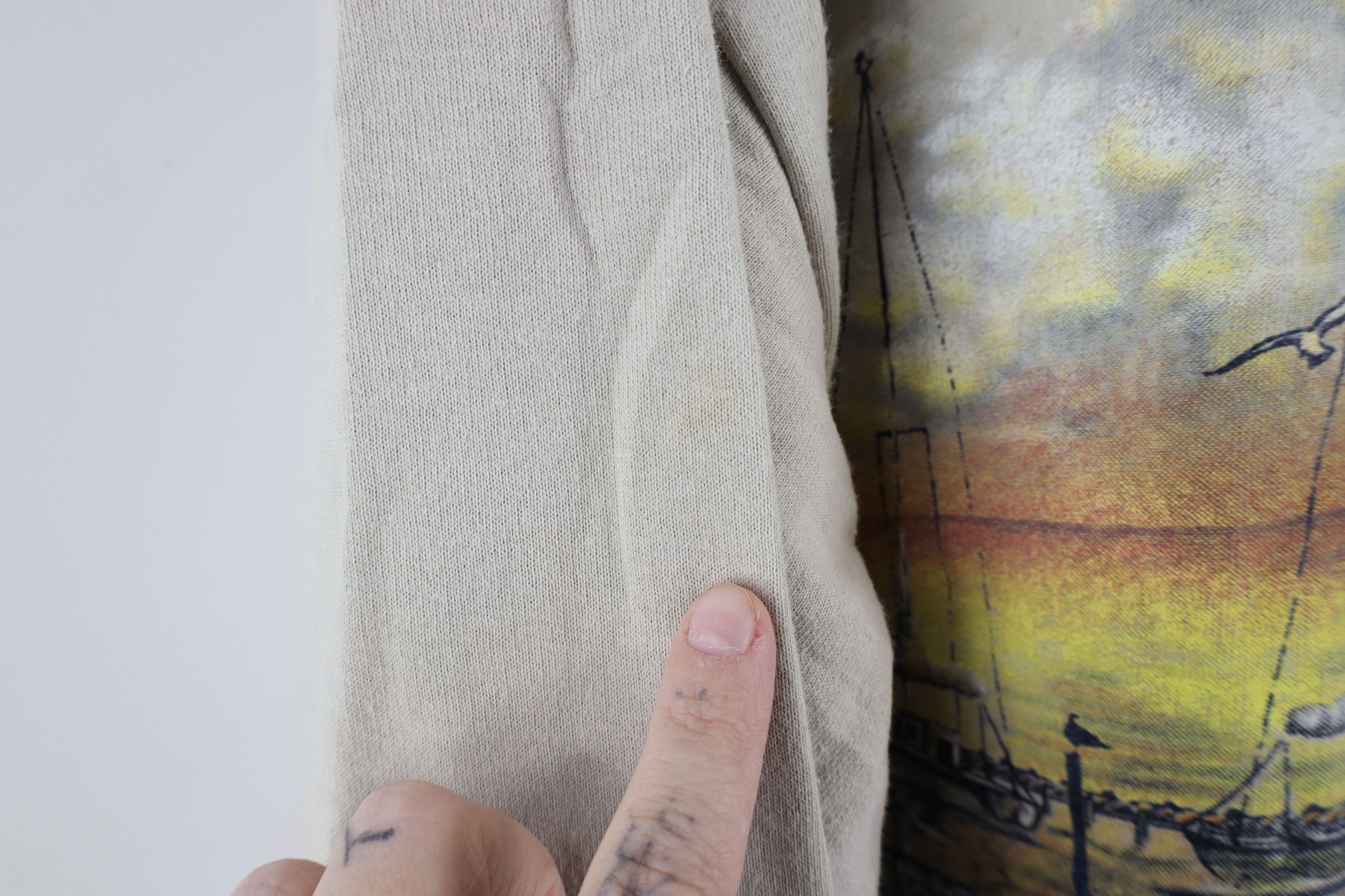 Vintage Vintage 90s Art Unlimited Boat Dock Beach Sweatshirt USA Size US L / EU 52-54 / 3 - 11 Thumbnail