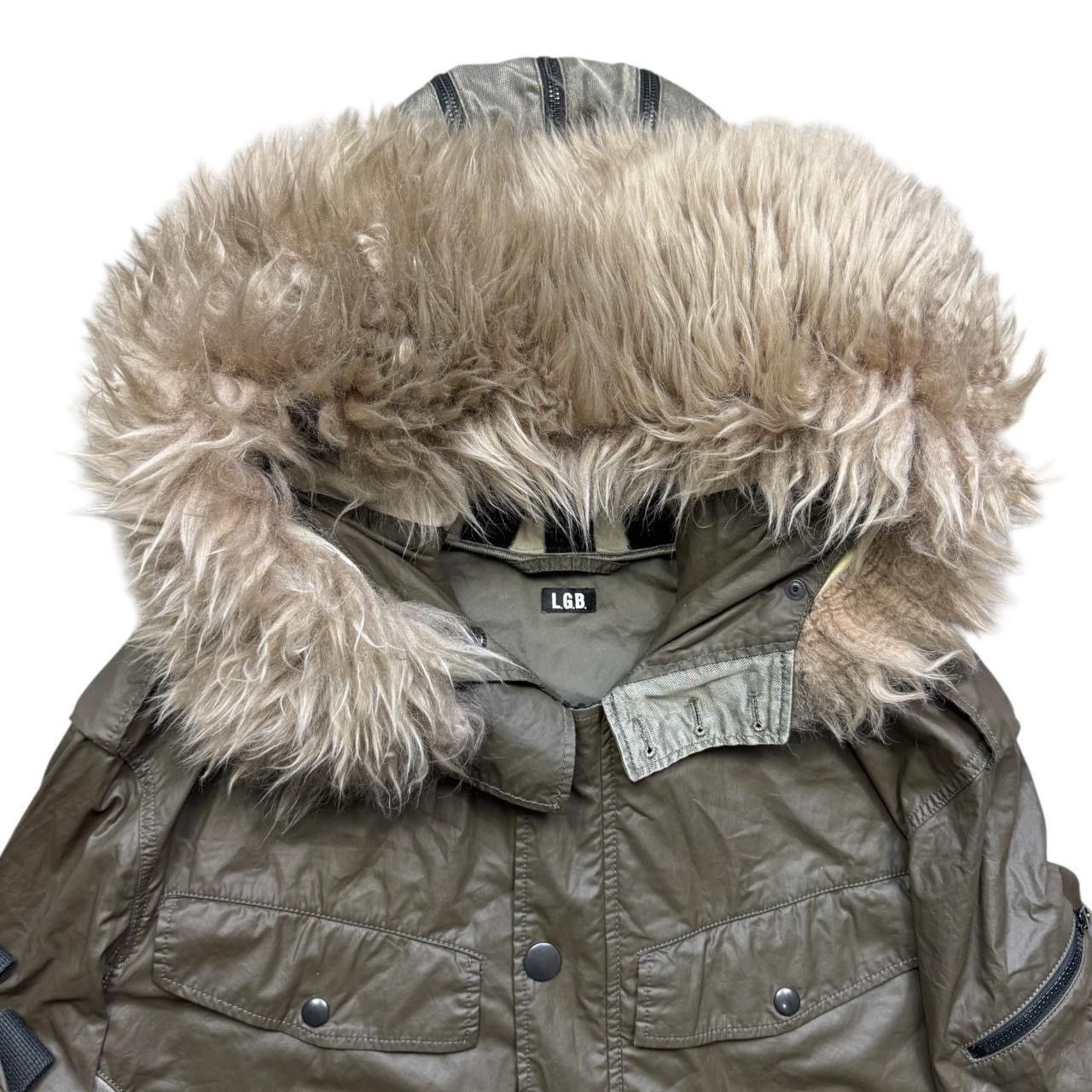 Le Grande Bleu (L.G.B.) La grande bleu lgb Eskimo pilot Parka jacket with fur hood Size US L / EU 52-54 / 3 - 2 Thumbnail