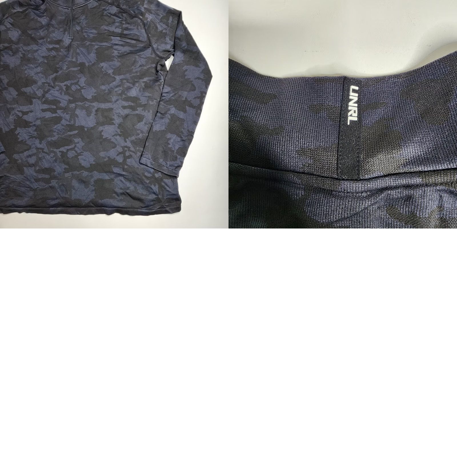 Vintage UNRL Elite Golf Shirt Black Camo Stretch Pullover XL Mens Size US XL / EU 56 / 4 - 8 Thumbnail