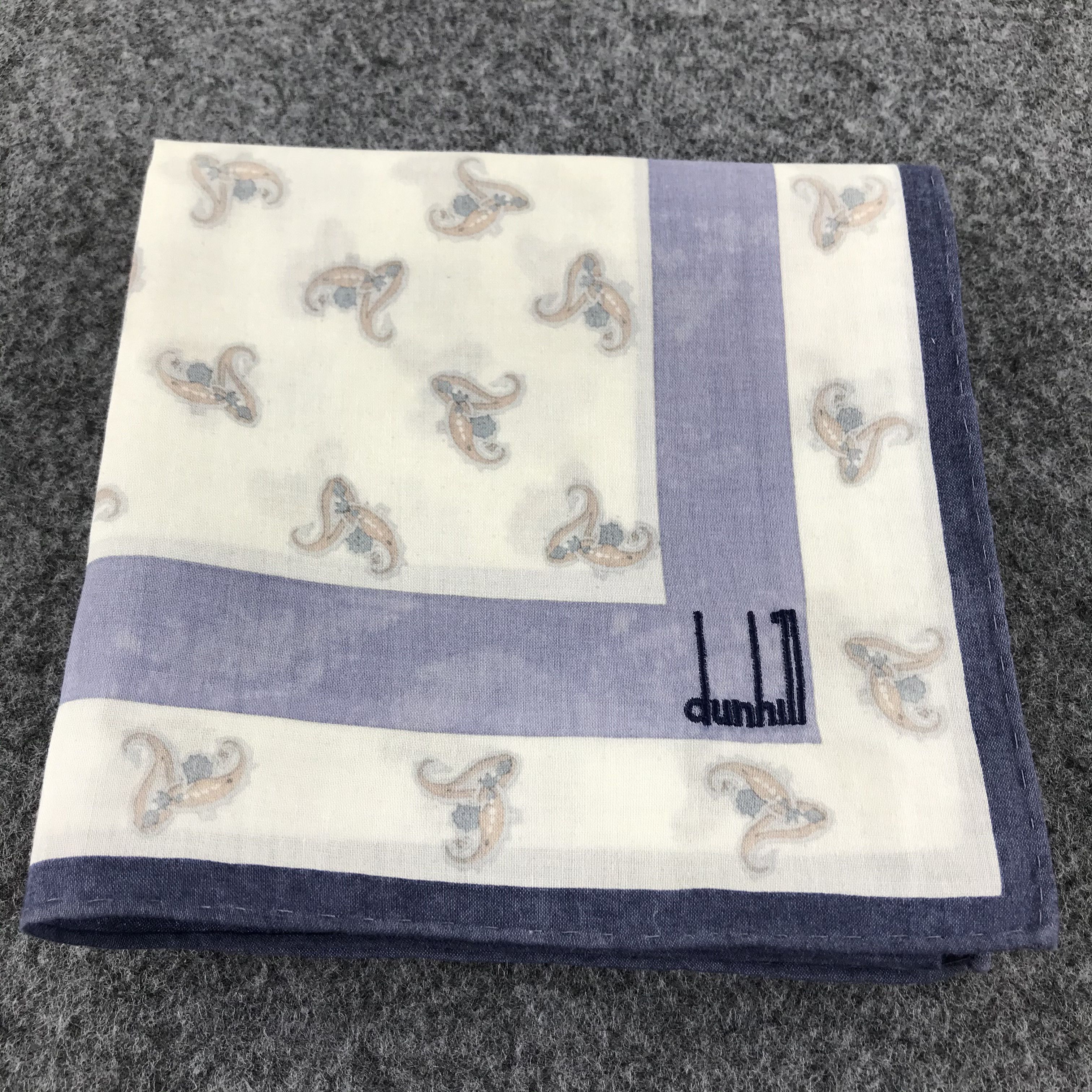 Alfred Dunhill Dunhill Handkerchief Neckerchief Bandana H484 Size ONE SIZE - 10 Thumbnail
