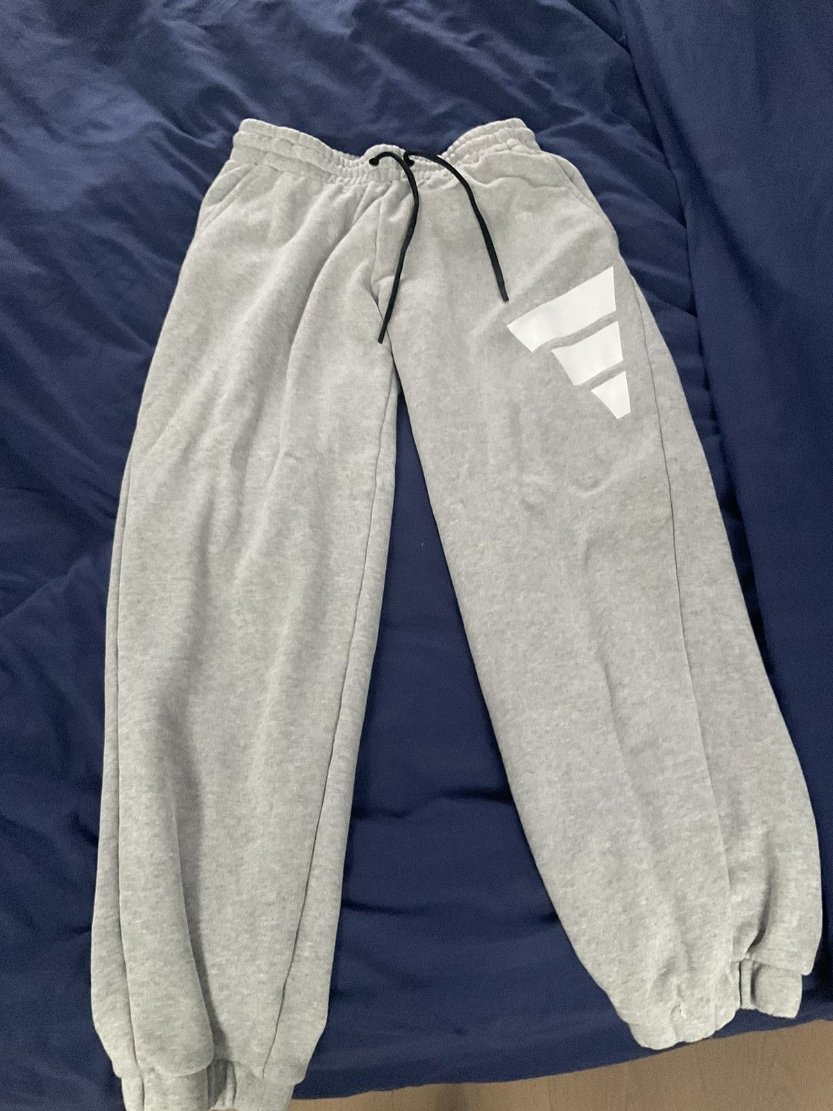 Adidas Adidas primegreen grey fleece sweatpants Size US 32 / EU 48 - 1 Thumbnail