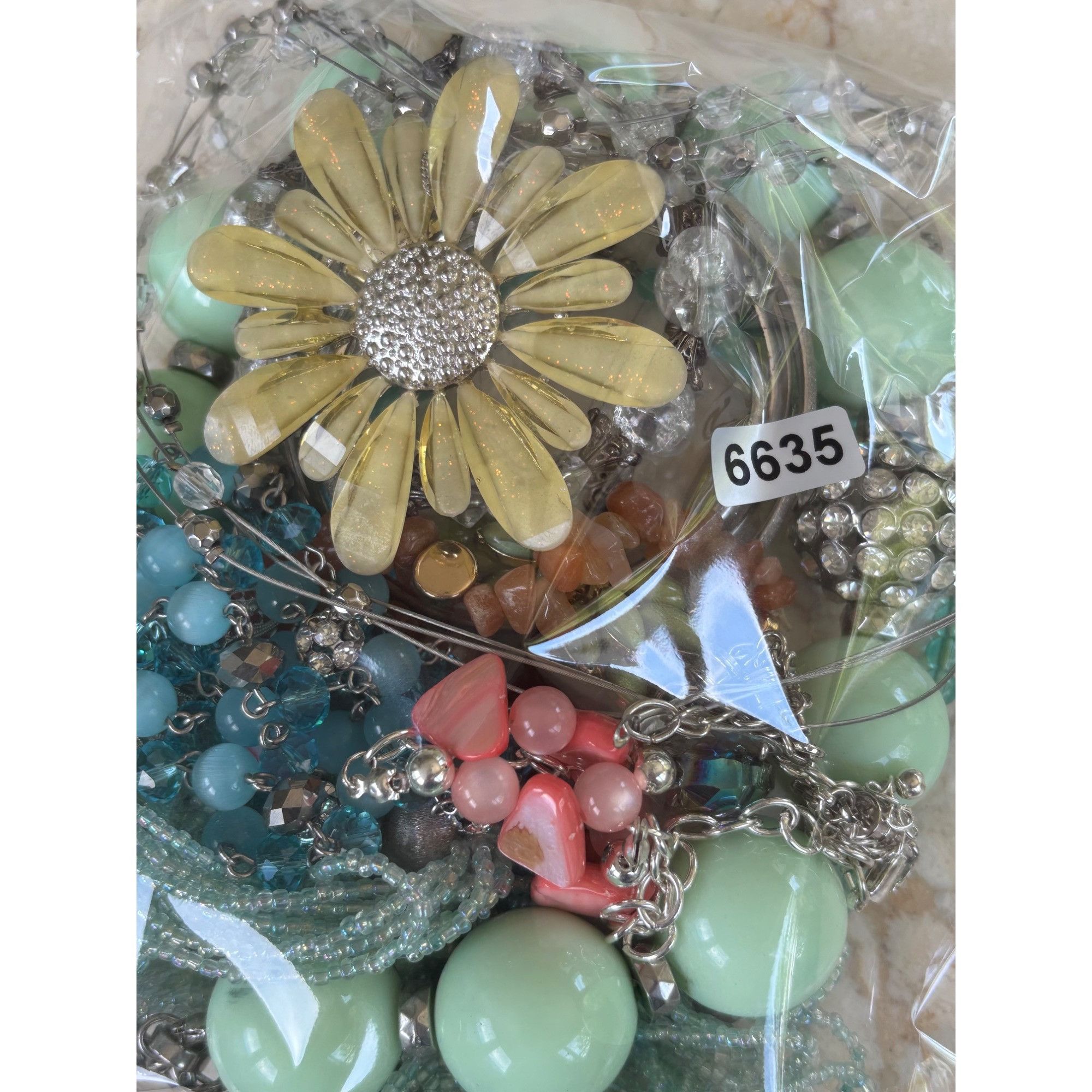 Other Spring/Summer PastelColorful Beaded & Gemstone Statement Ne Size ONE SIZE - 16 Thumbnail