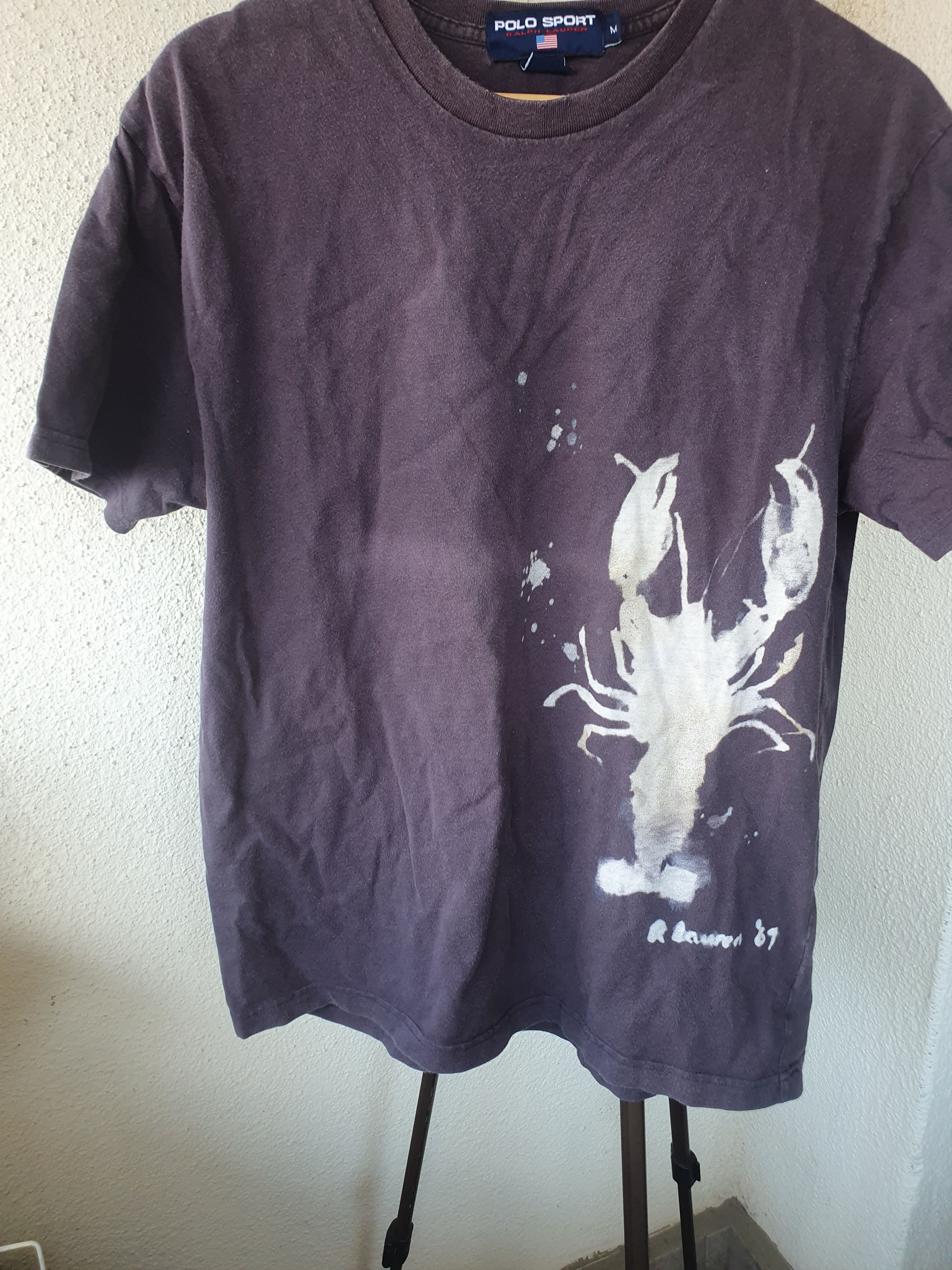 Polo Ralph Lauren Polo Sport Ralph Lauren Vtg Lobster print t-shirt sz M Size US M / EU 48-50 / 2 - 7 Thumbnail