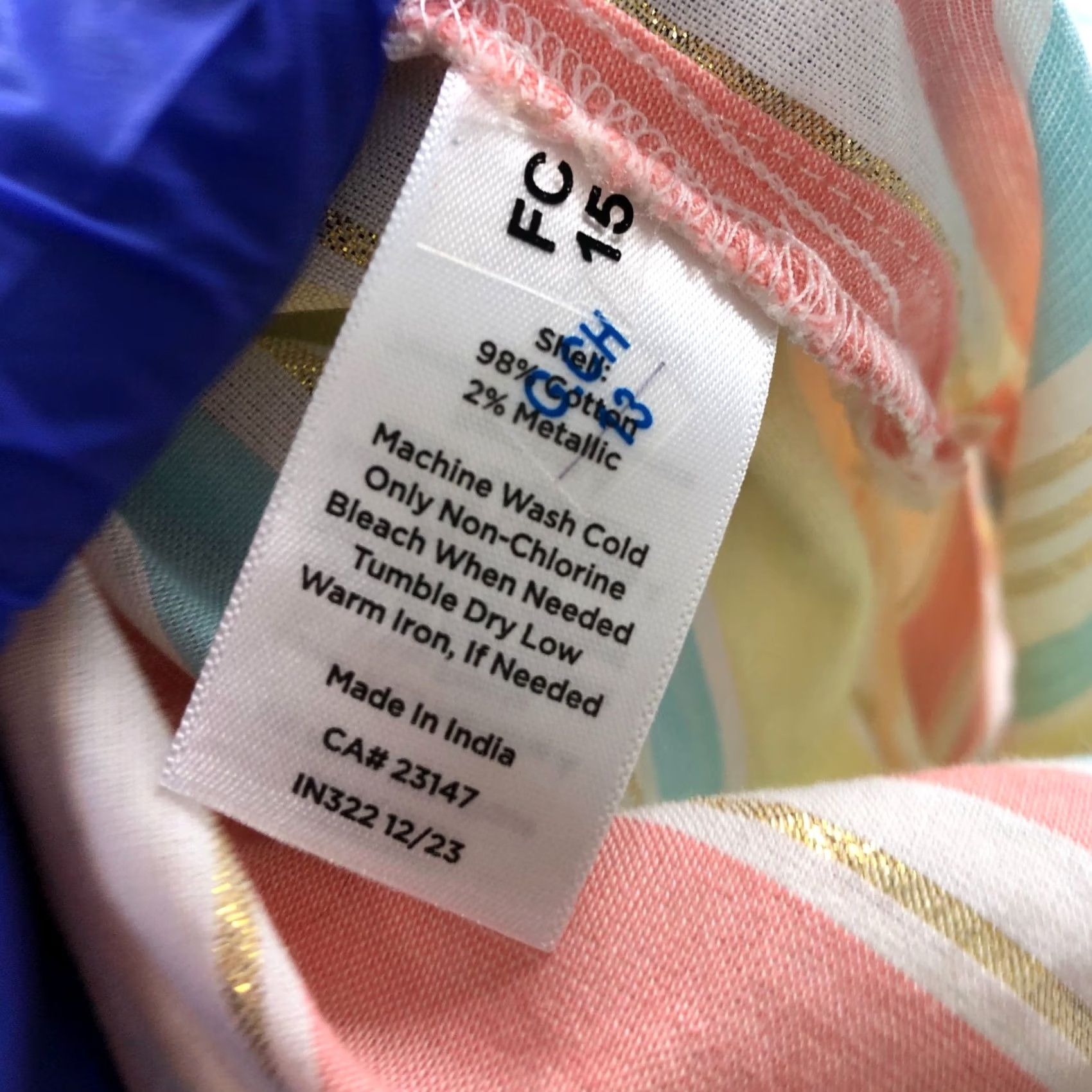 Talbots Talbots Button-Up Shirt Striped Long Sleeve Yellow MINT Large Regular Women's Size L / US 10 / IT 46 - 7 Thumbnail