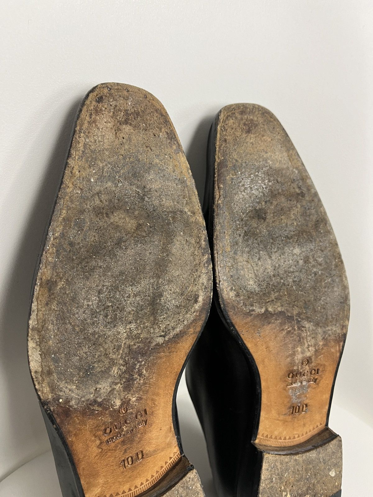 Gucci × Vintage Gucci Leather Oxford Dress Lace-Up Shoes Cap Toe Derby US 10 Size US 10 / EU 43 - 20 Thumbnail