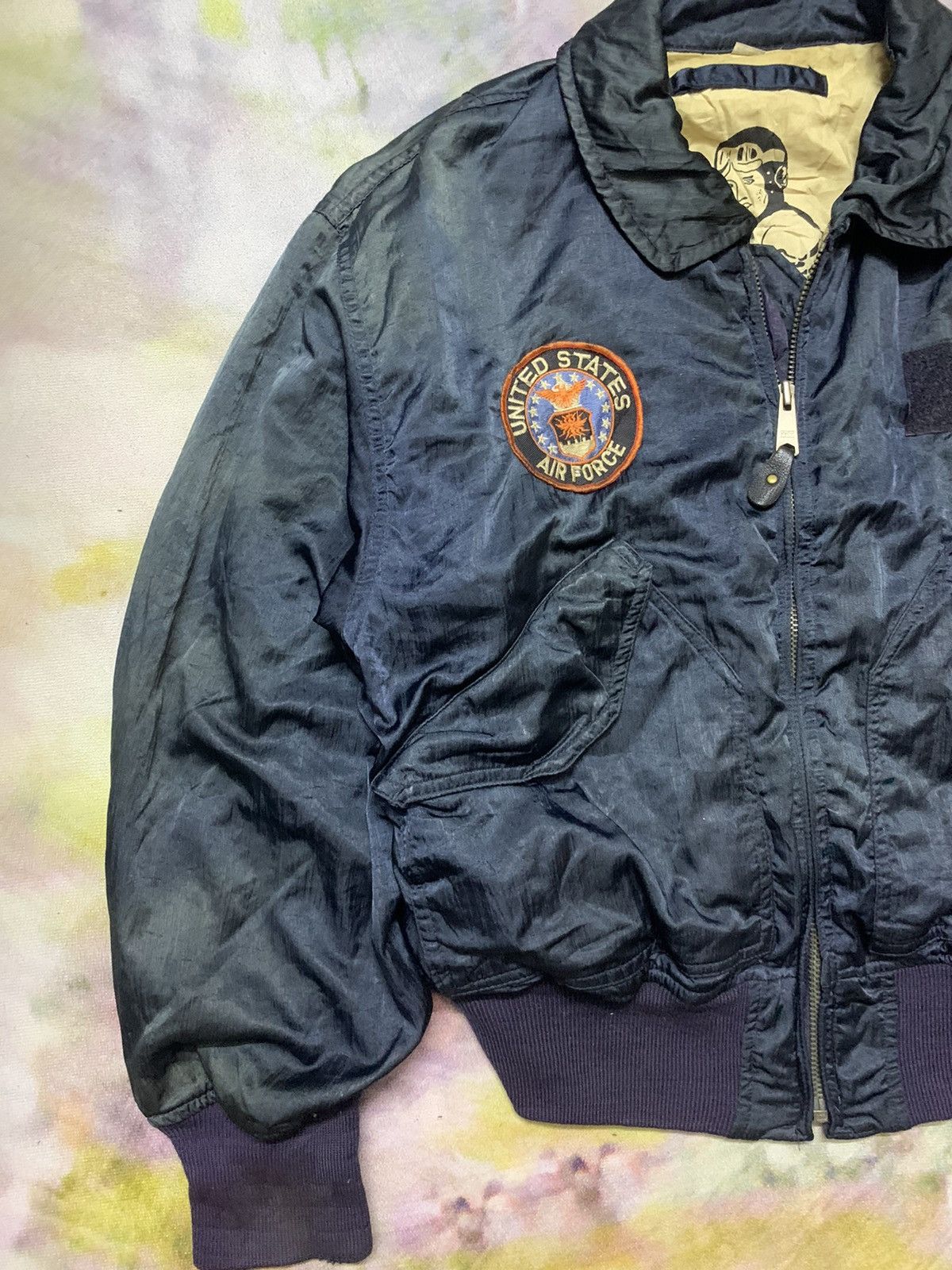 Vintage Vintage Flight Jacket MA-1 Bombers US Air Force Size US L / EU 52-54 / 3 - 3 Thumbnail