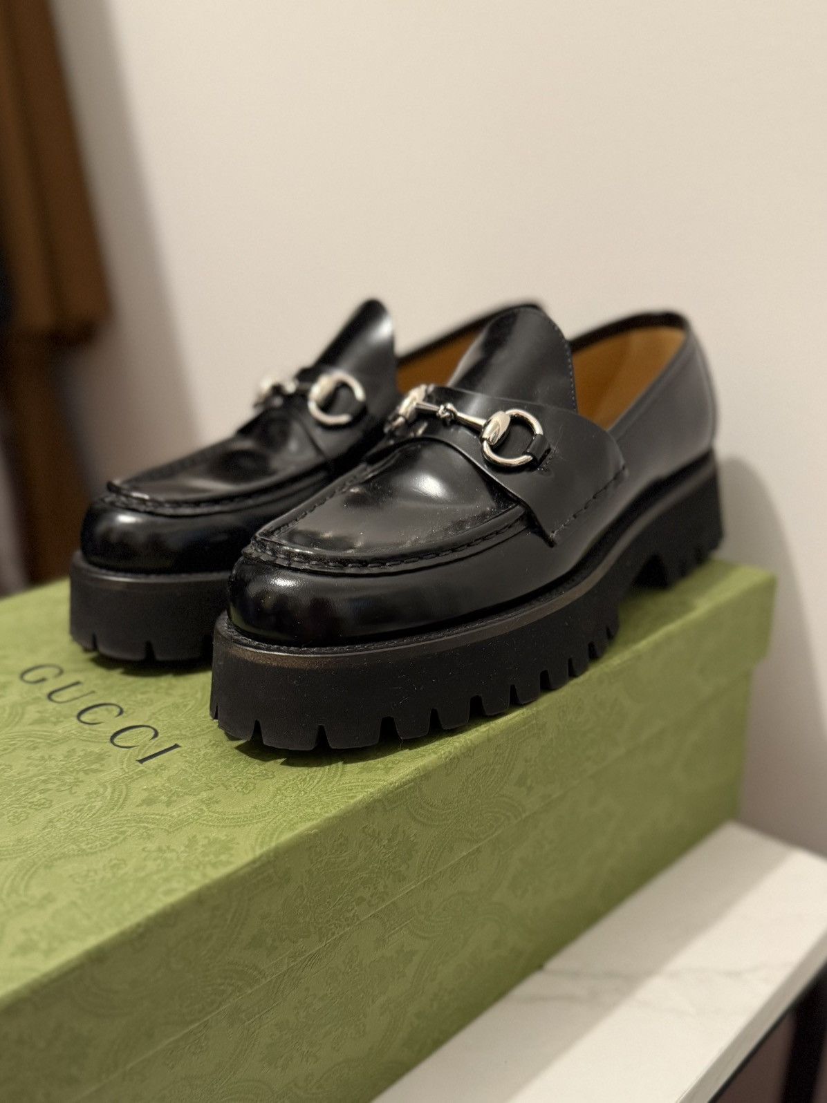 Gucci Gucci platform loafers black US9 39 Size US 9 / IT 39 - 2 Thumbnail