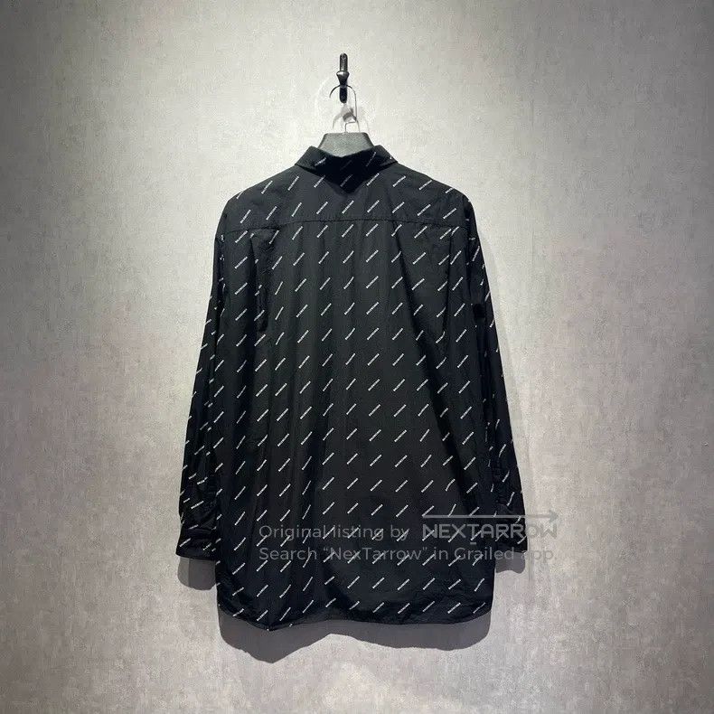 Balenciaga Balenciaga Logo Slogan Full Print Long Sleeve Shirt Size US S / EU 44-46 / 1 - 2 Thumbnail