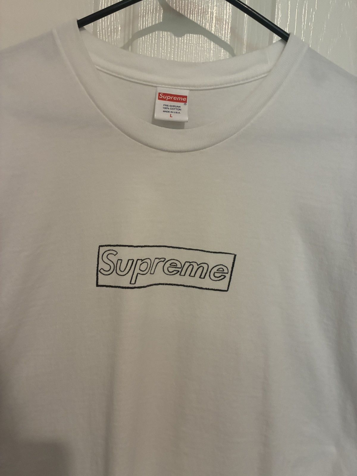 Supreme Supreme x Kaws Box Logo Tee Size US L / EU 52-54 / 3 - 2 Thumbnail