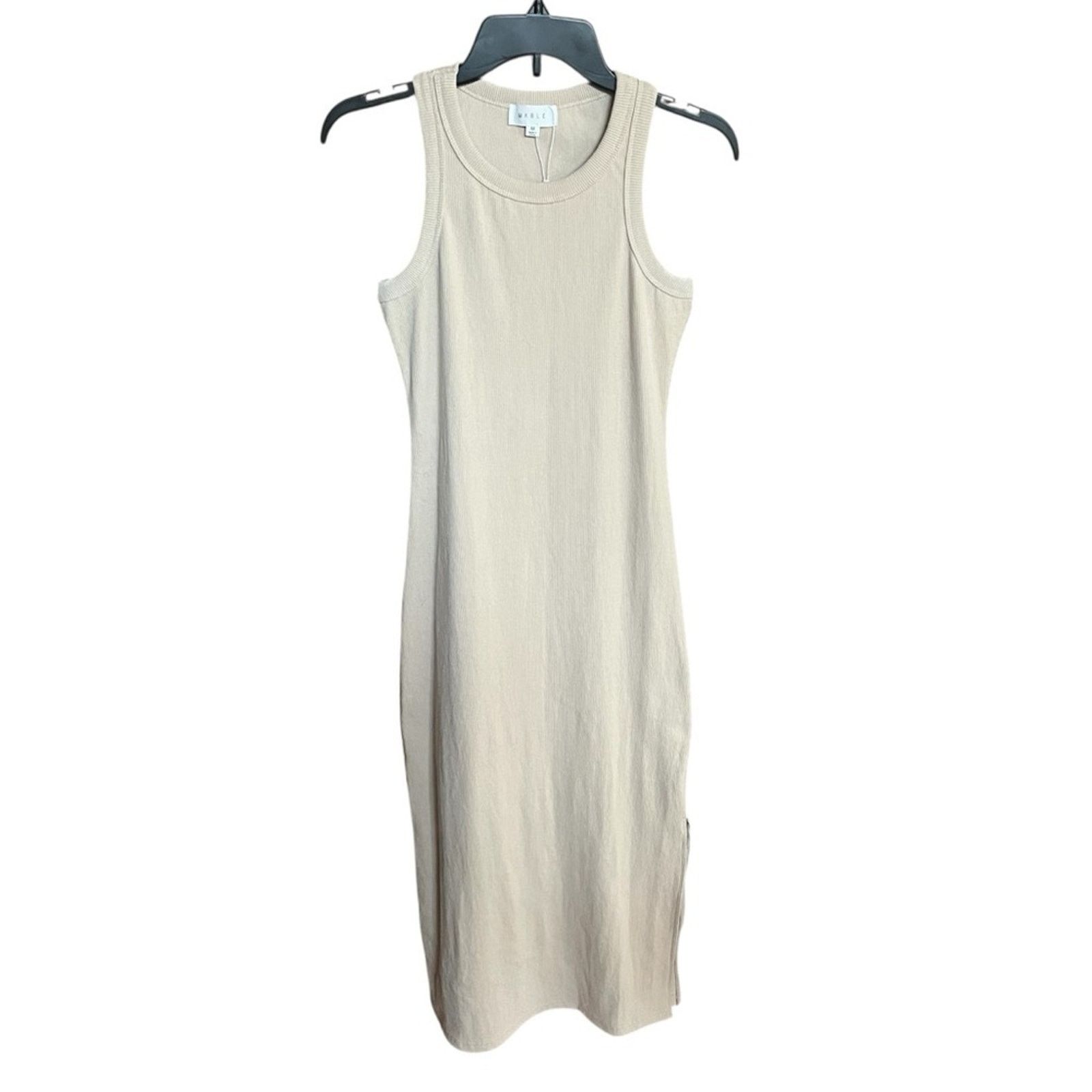 Other Mable Bodycon Tank Minidress Sz M Sleeveless Stretchy Beige Size M / US 6-8 / IT 42-44 - 1 Thumbnail