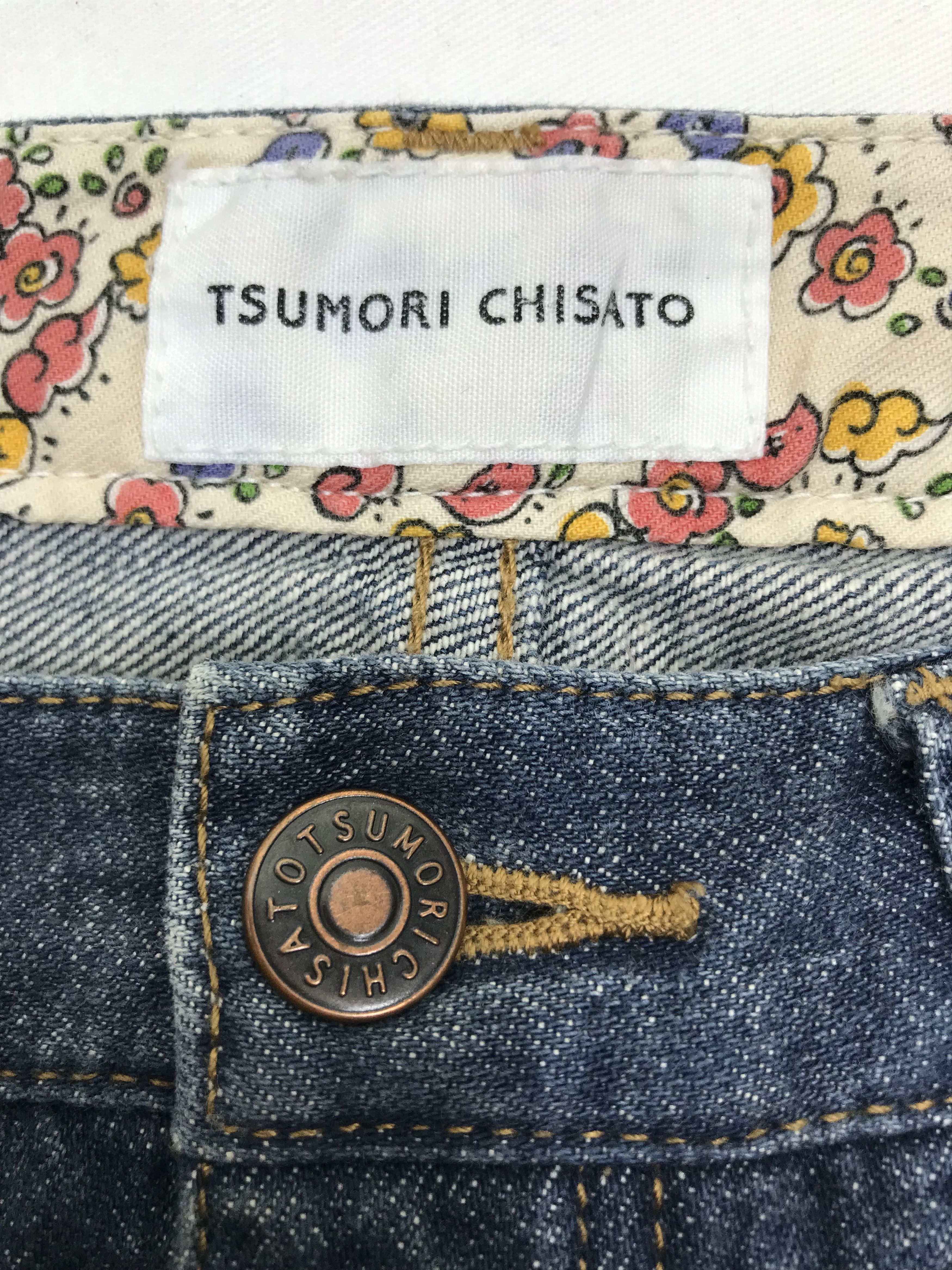 Tsumori Chisato Vintage Tsumori Chisato x Issey Miyake Embroidered Jeans Size 29" - 15 Thumbnail