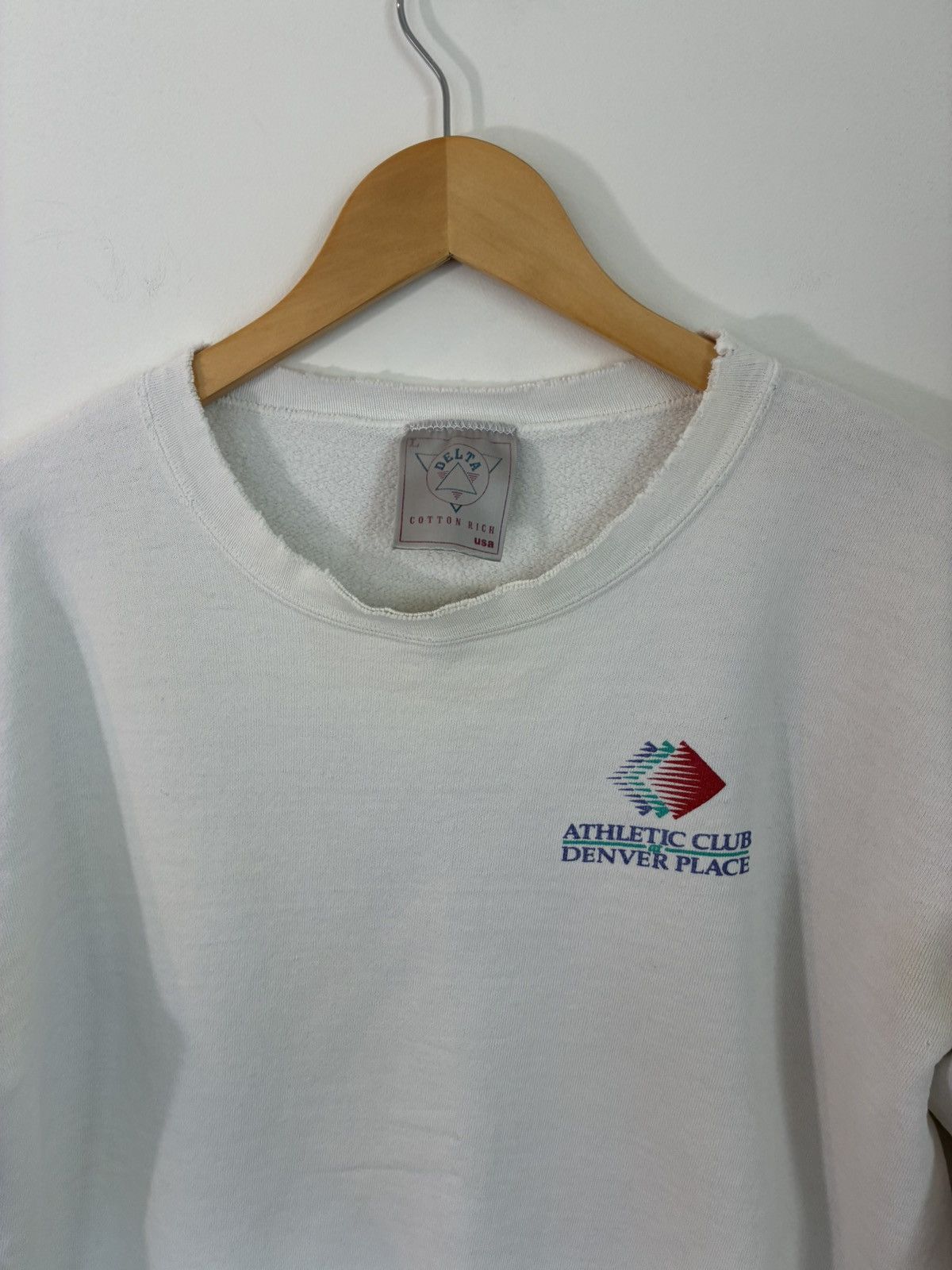 Vintage Thrashed Athletic Club Vintage Crewneck Sweatshirt Size US L / EU 52-54 / 3 - 2 Thumbnail