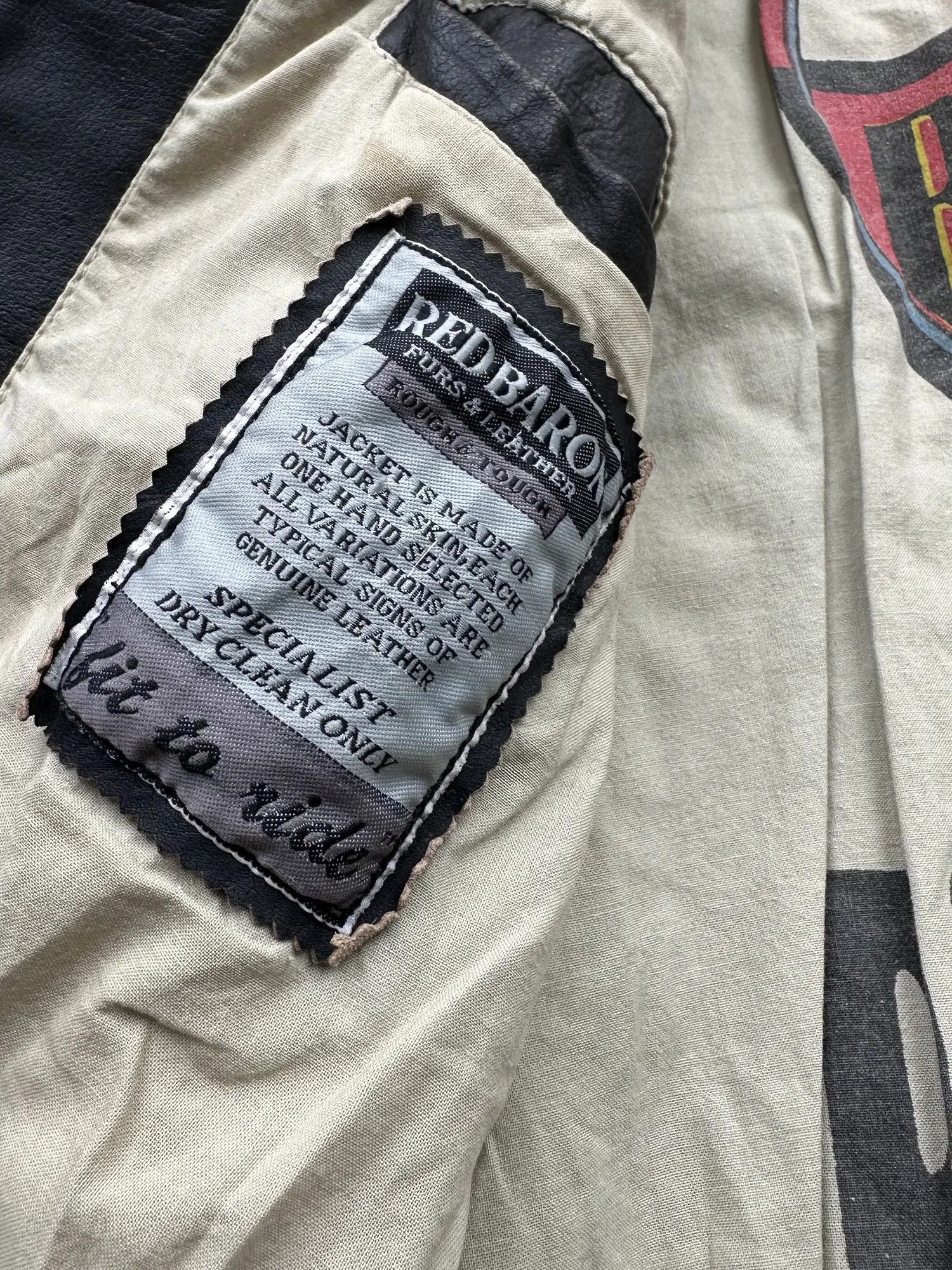 Genuine Leather Vintage Faded Leather Belt Coat (B409)E2 Size US L / EU 52-54 / 3 - 7 Thumbnail