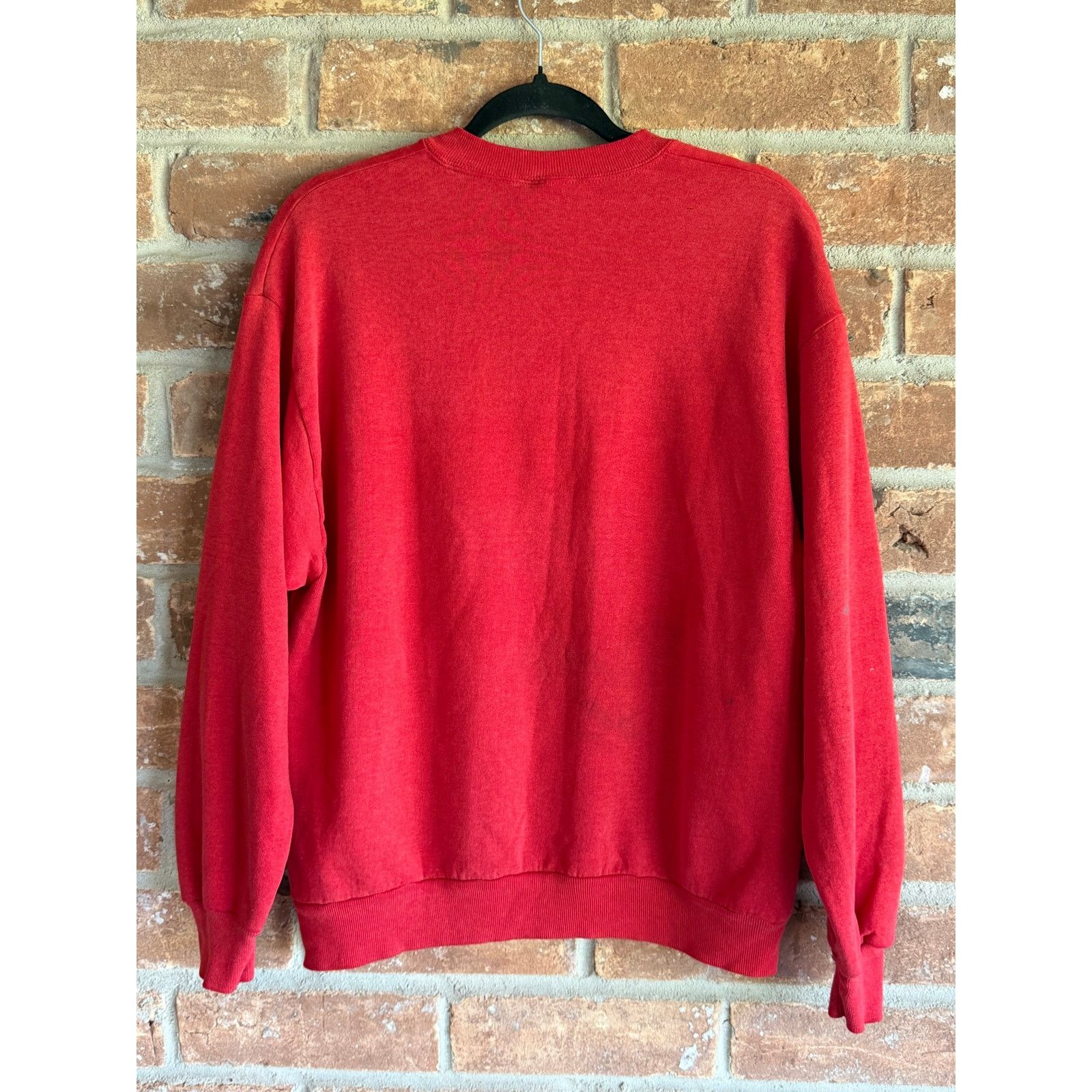 Jerzees Vintage Jerzees Red Blank Crewneck USA Made Large Size US L / EU 52-54 / 3 - 3 Thumbnail
