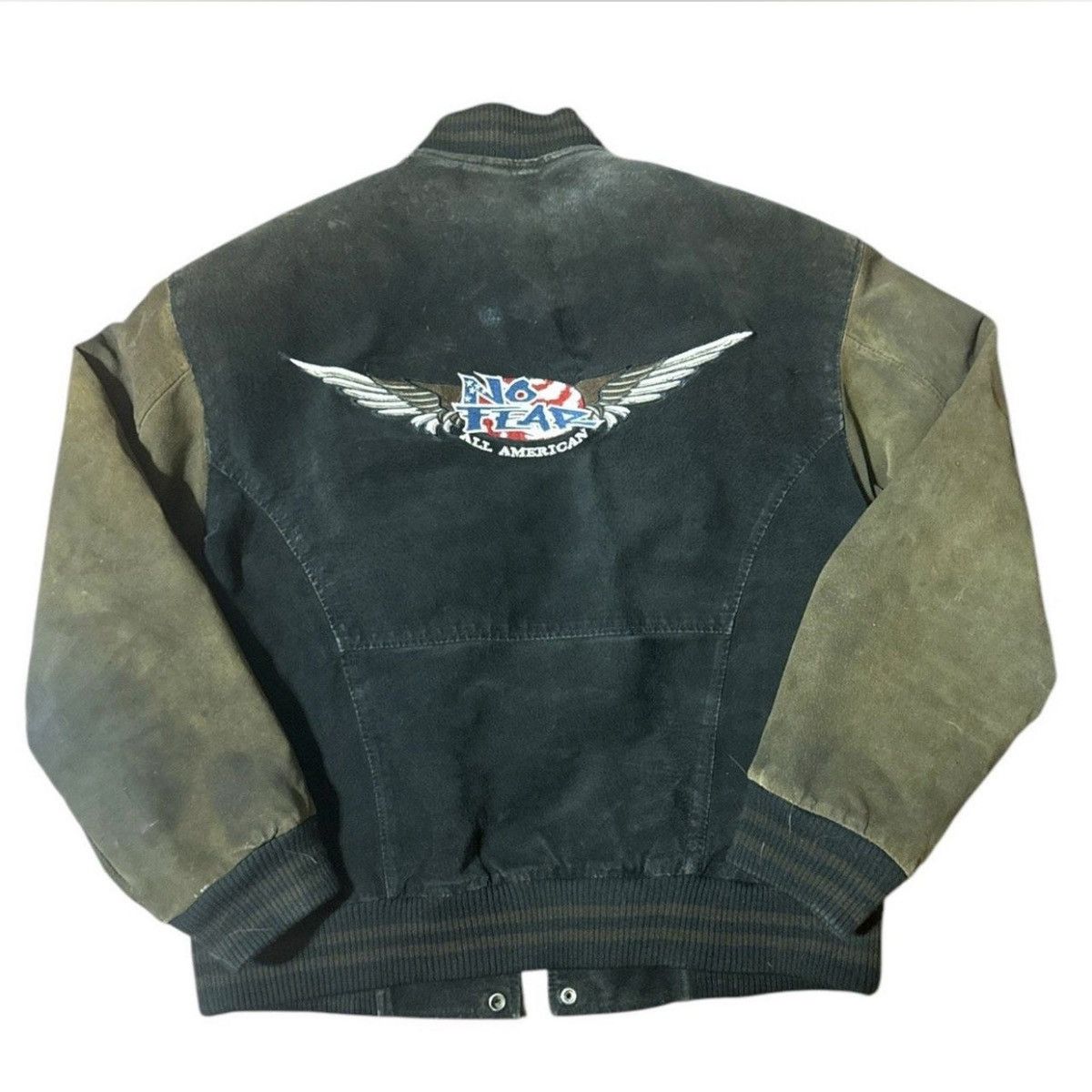 No Fear Y2K No Fear leather bomber jacket Size US M / EU 48-50 / 2 - 2 Thumbnail