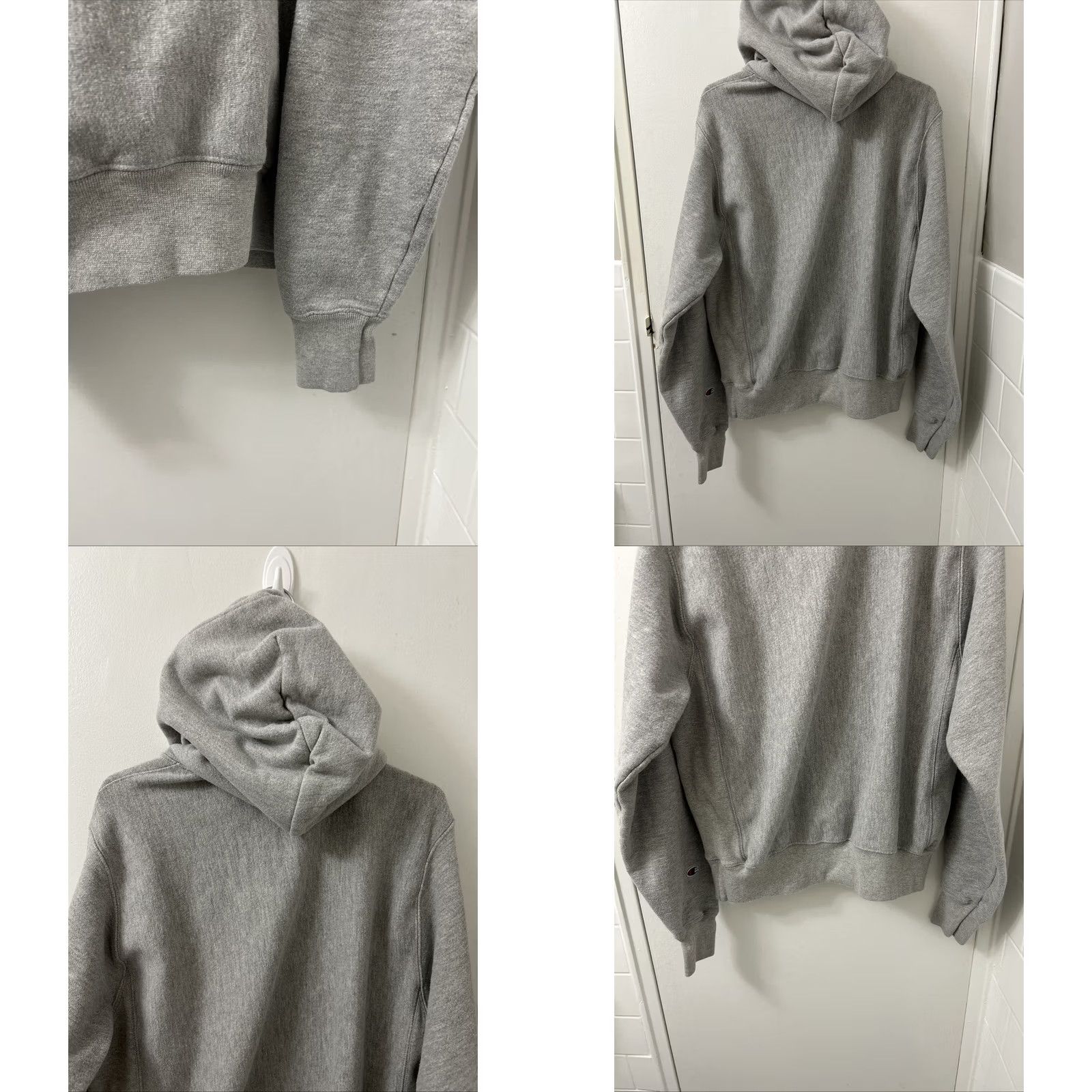 Champion VINTAGE Champion Reverse Weave Hoodie Mens Small Gray Embroidered Spell Out Logo Size US S / EU 44-46 / 1 - 8 Thumbnail