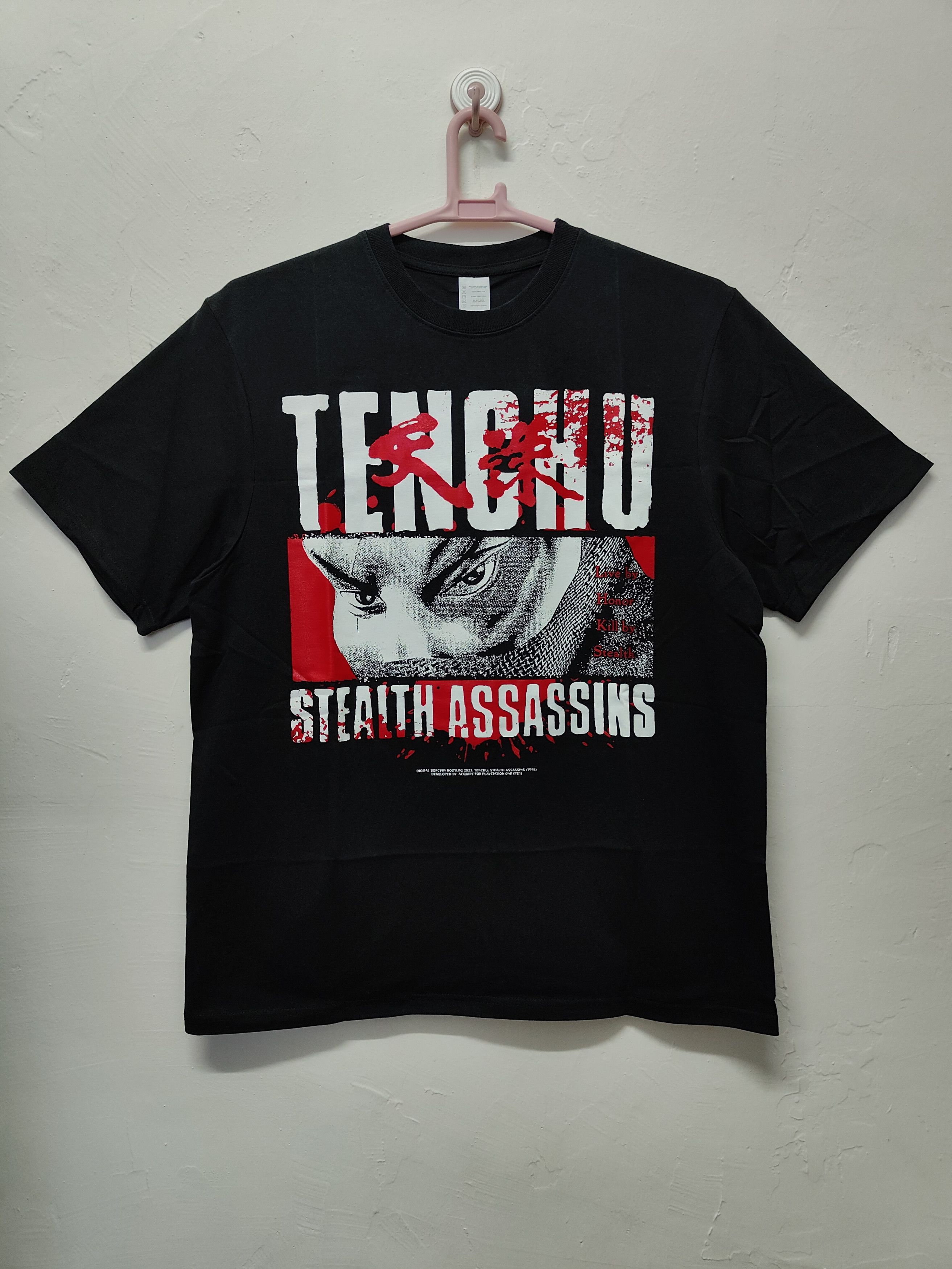 image of Exclusive Game x Playstation Tenchu: Stealth Assassins T-Shirt in Black, Men's (Size XL)