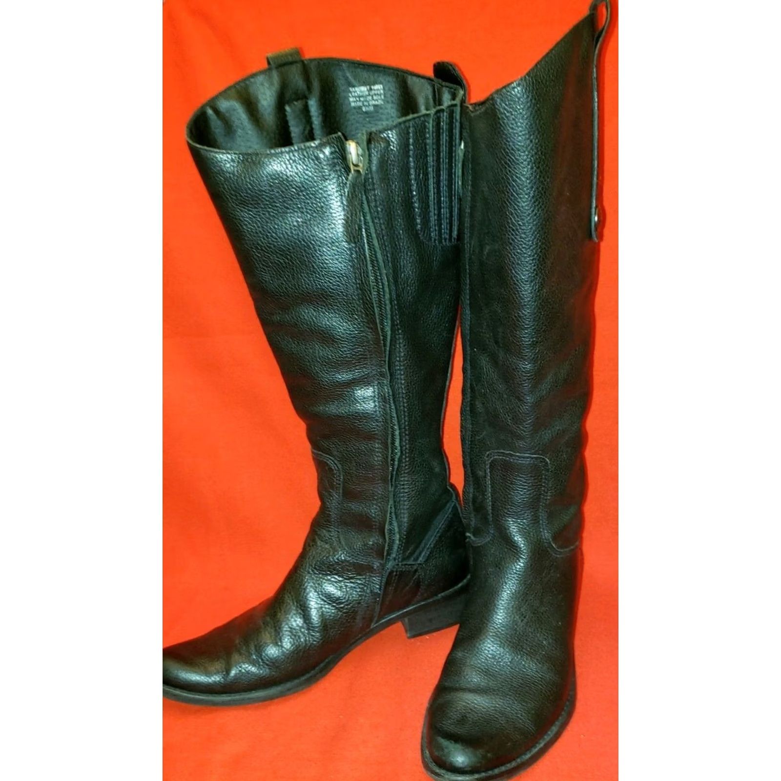 Matisse Matisse Sargent Riding Boots Black Real Leather 6.5M 9 Buttons Military Look Women Size US 5 / IT 35 - 5 Thumbnail