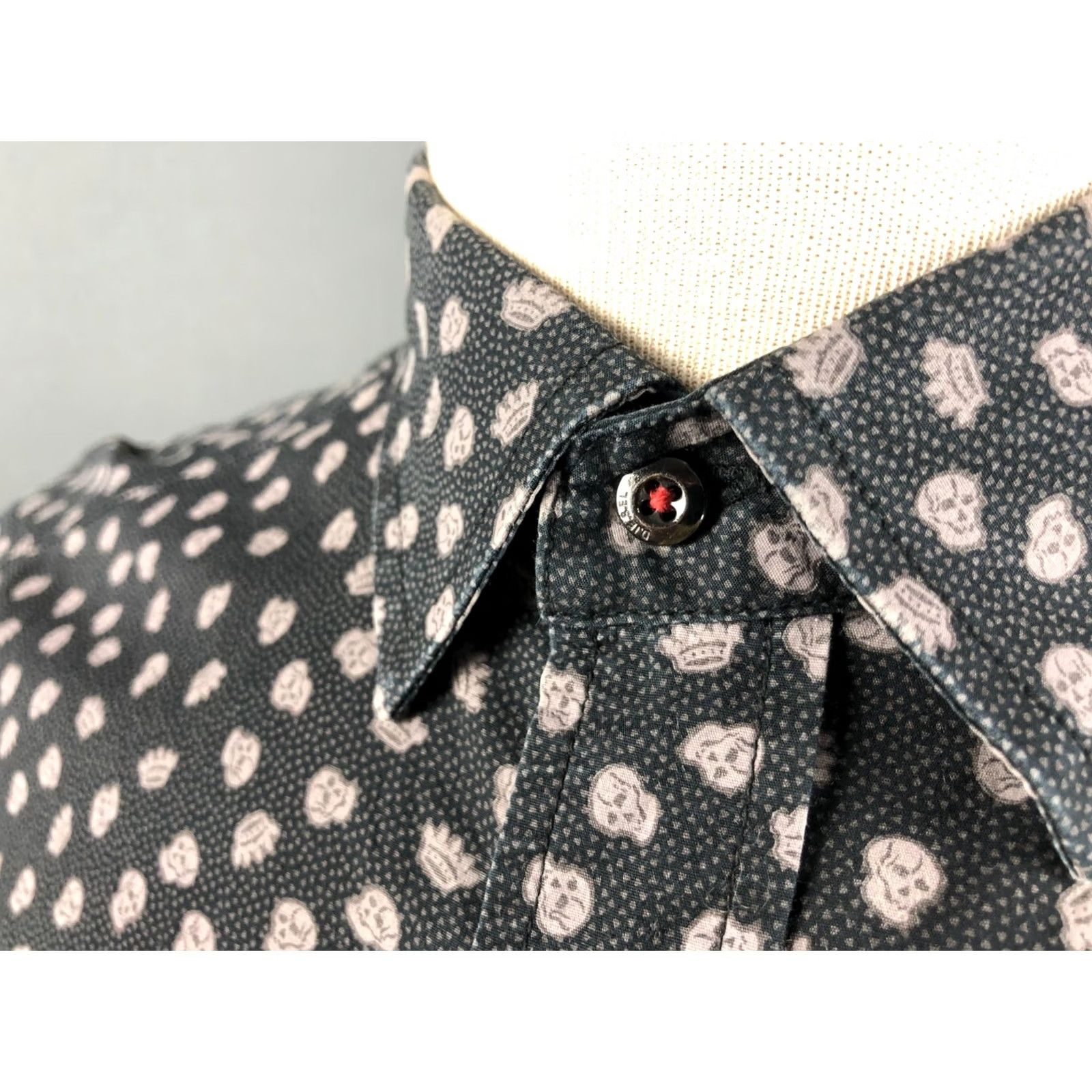 Diesel Diesel Shirt Mens L Black Men Size Cotton Blend Patterned Size US L / EU 52-54 / 3 - 6 Thumbnail