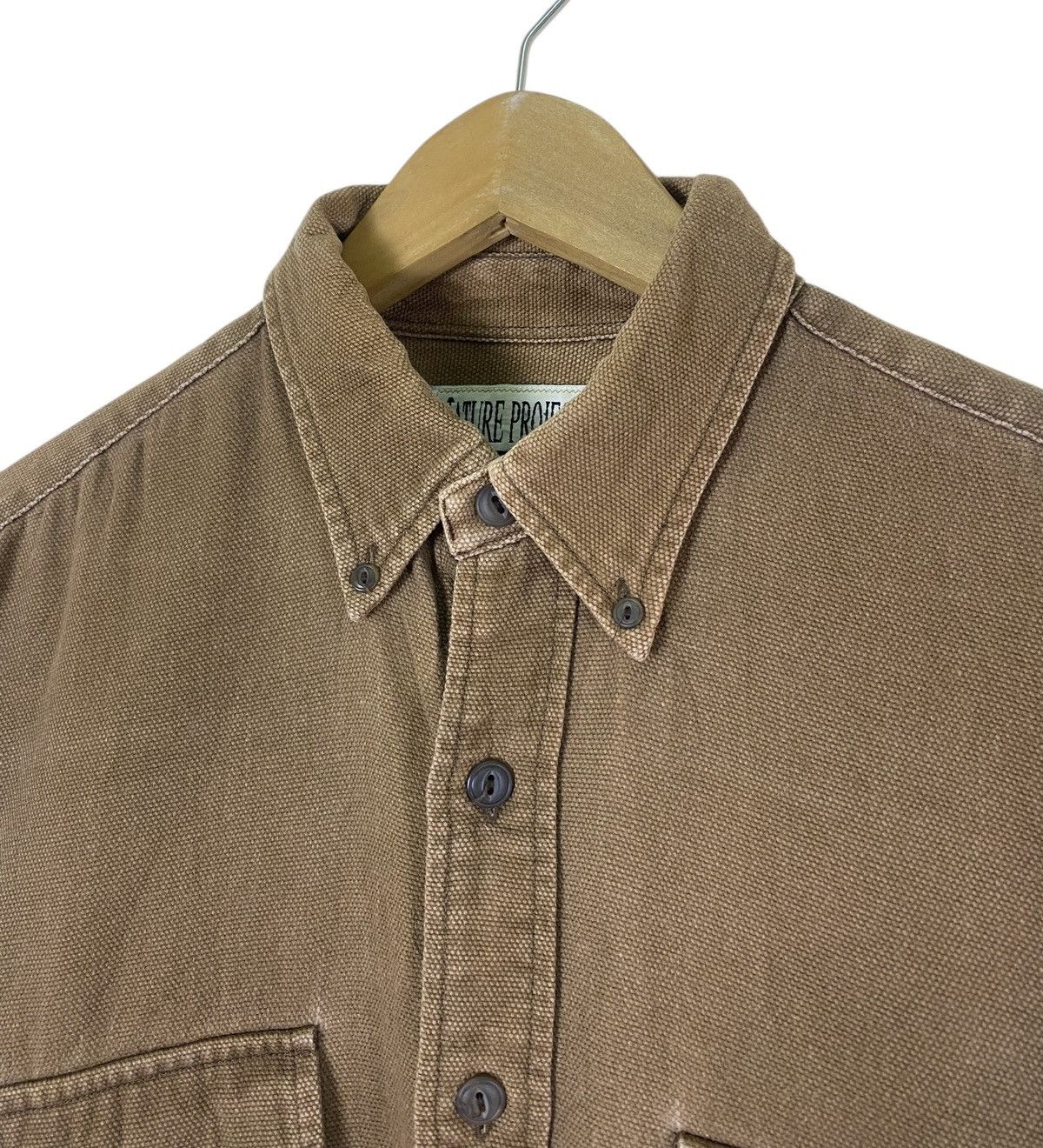 Japanese Brand × Vintage Vintage Japanese Brand Natural Project Duck Canvas LS Shirt Size US M / EU 48-50 / 2 - 6 Thumbnail