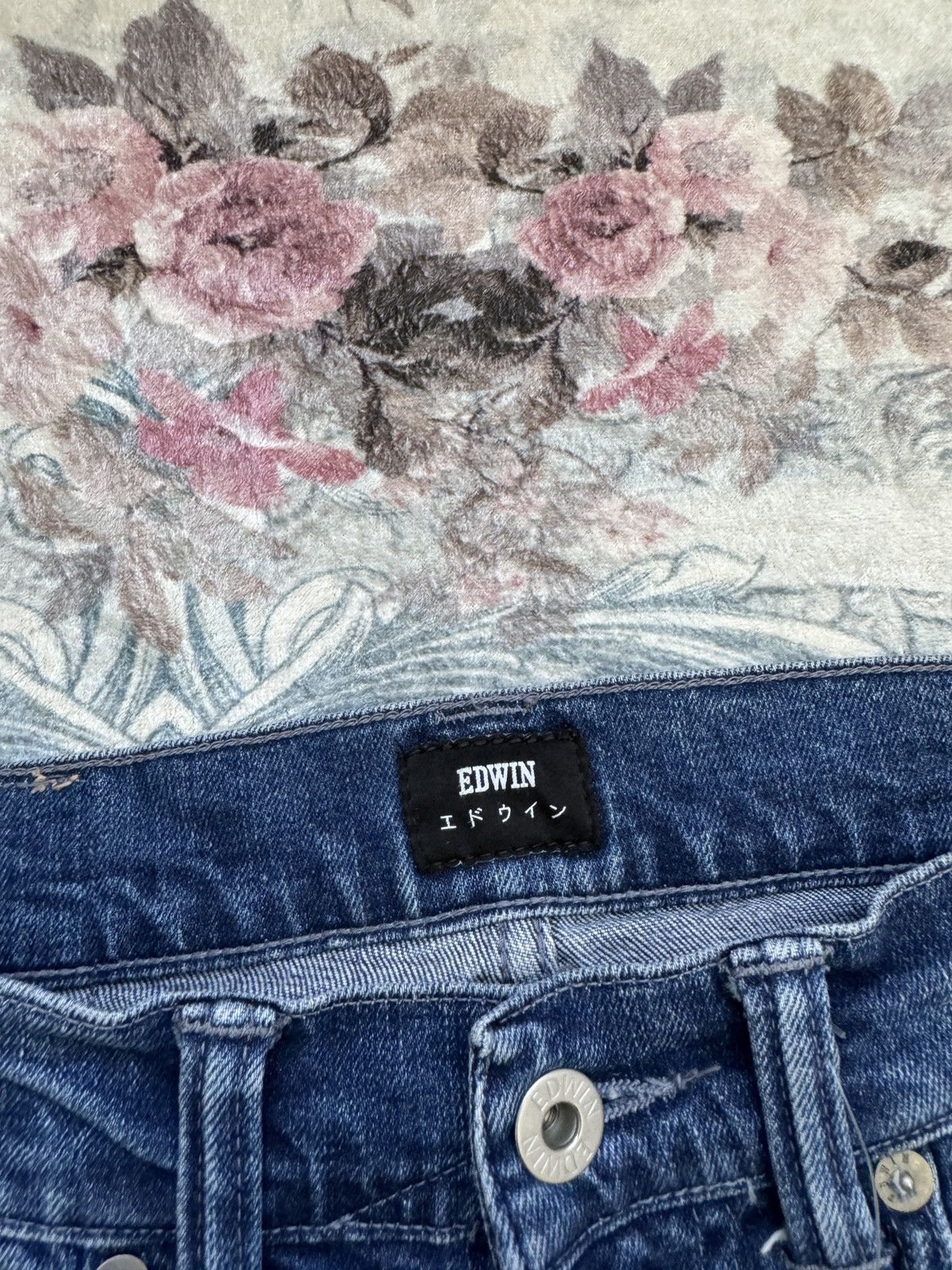 Edwin Edwin blue ED-80 Slim tapered denim jeans pants Size US 29 - 10 Thumbnail