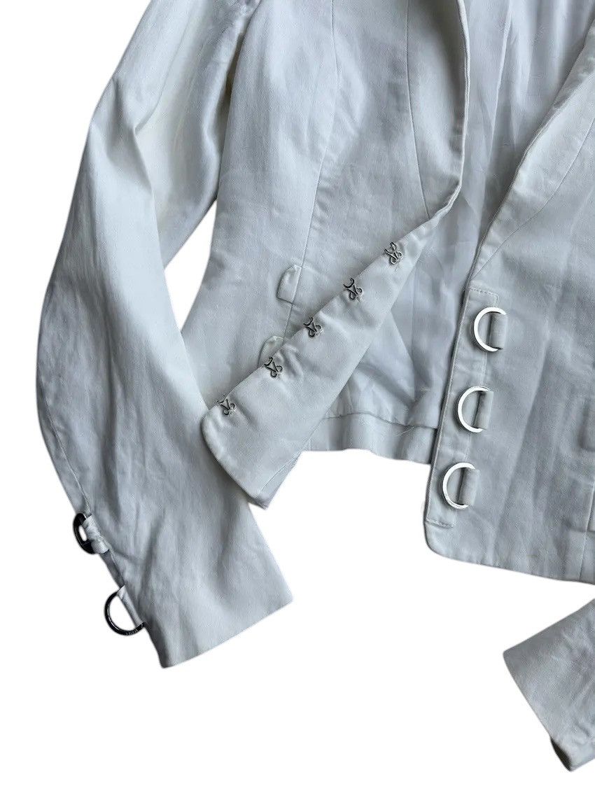Versus Versace × Vintage Vintage Versus Versace Woman White Blazer Jacket Size S / US 4 / IT 40 - 6 Thumbnail