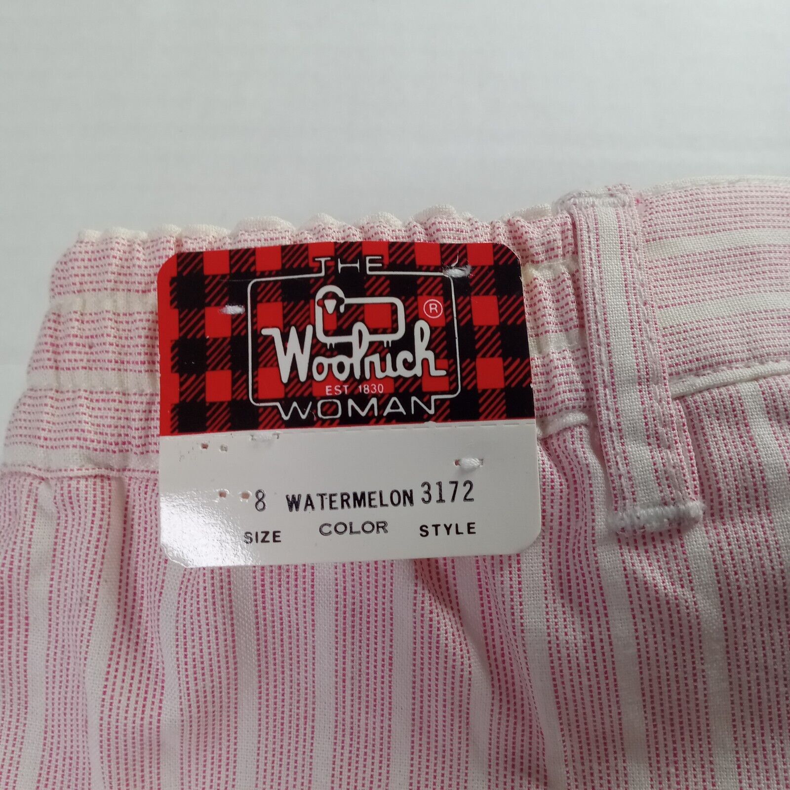 Woolrich Woolen Mills Vintage Woolrich High Rise Shorts Women's Size 8 Pink White Size 30" / US 8 / IT 44 - 7 Thumbnail
