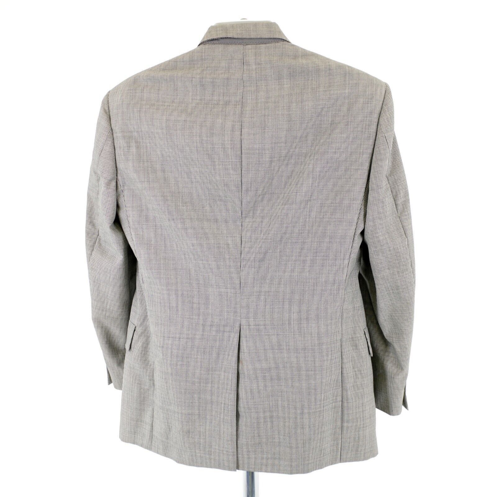 Hart Schaffner Marx Hart Schaffner Marx 38R Micron 2000 Australian Wool Cream Bl Size 38R - 6 Thumbnail