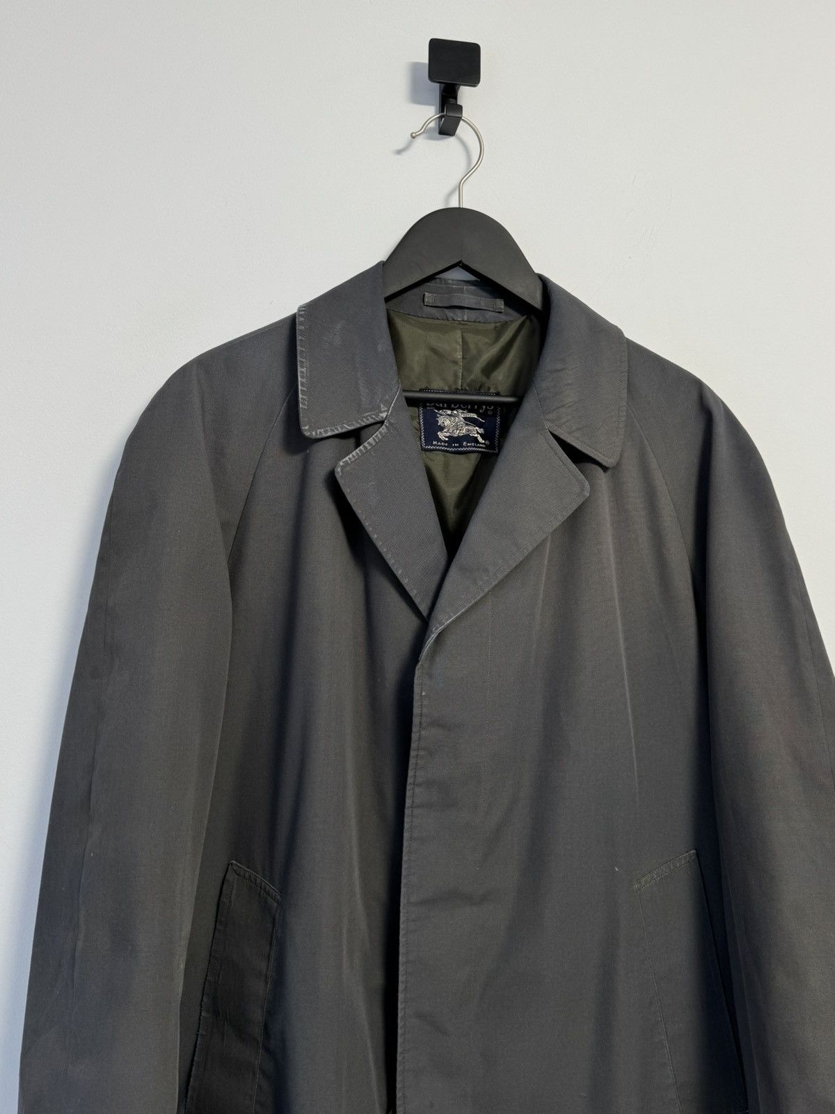Burberry Prorsum Burberrys Prorsum Vintage Trench Coat Olive Green Mac Jacket Size US M / EU 48-50 / 2 - 2 Thumbnail